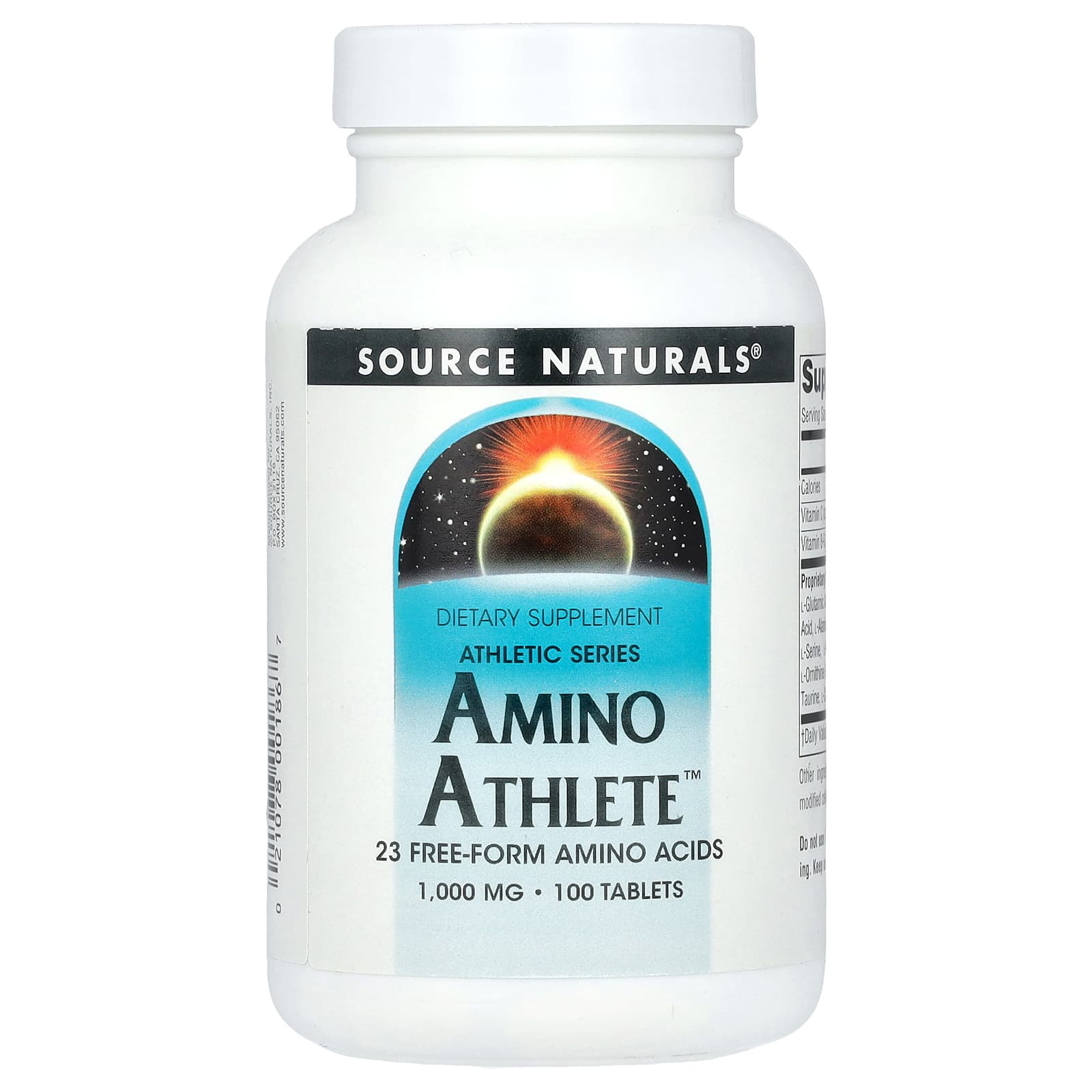 Source Naturals Athletic Series Amino Athlete комплекс аминокислот 1000 мг 100 таблеток 3190₽