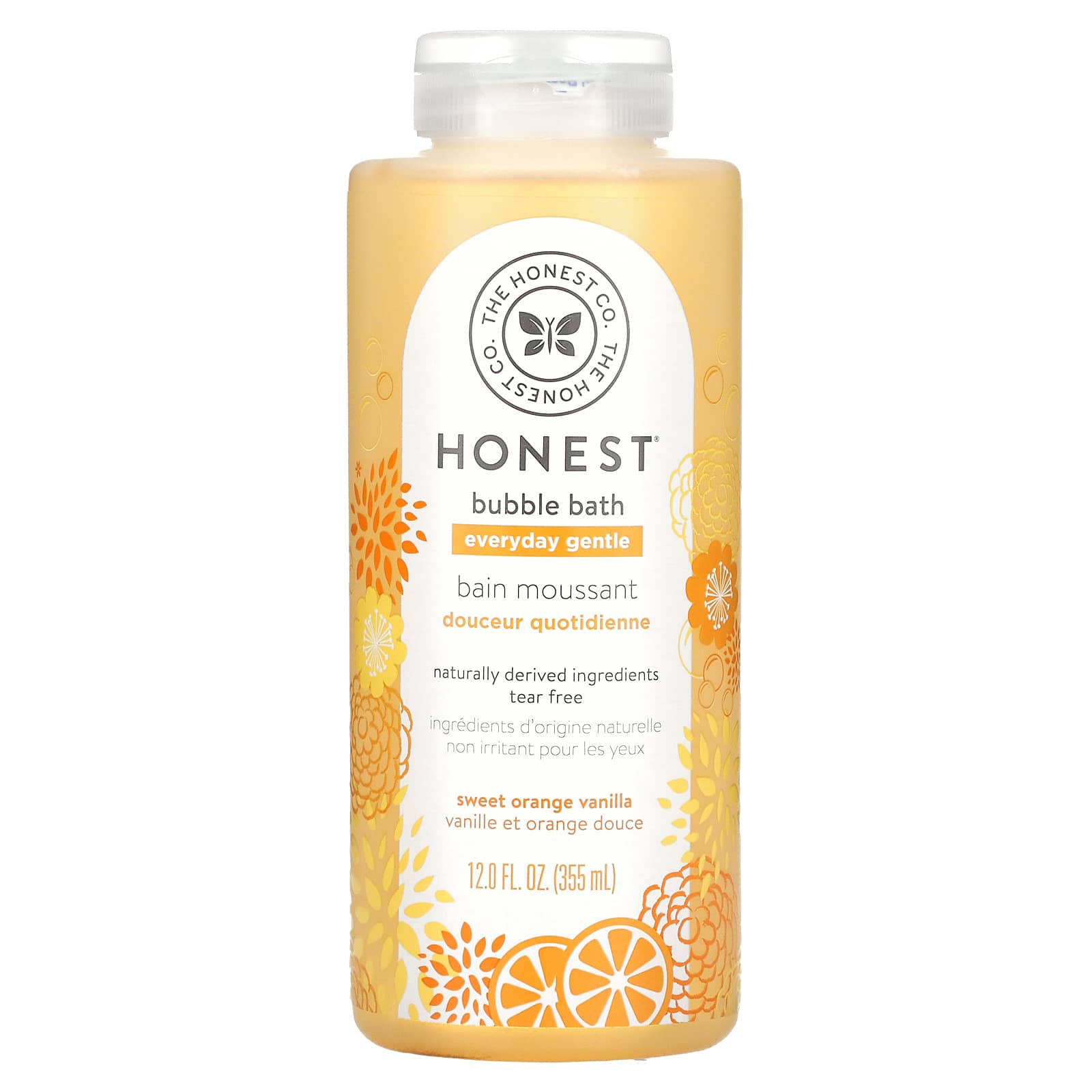 The Honest Company Everyday Gentle Bubble Bath Сладкий апельсин и ваниль 120 жидких унций 355 мл 2490₽