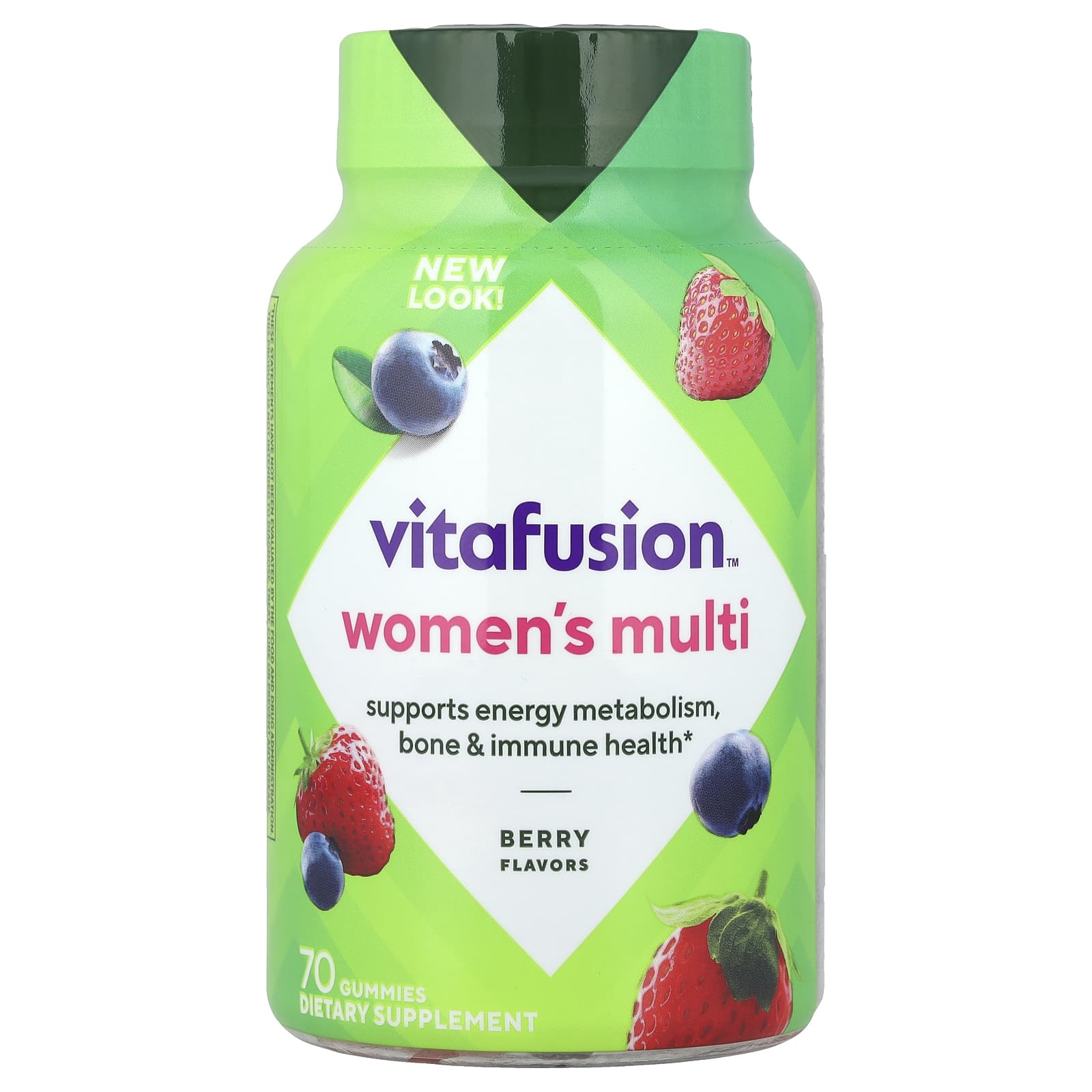 VitaFusion, Мультивитаминный комплекс для женщин, вкус натуральных ягод, 70 жевательных таблеток