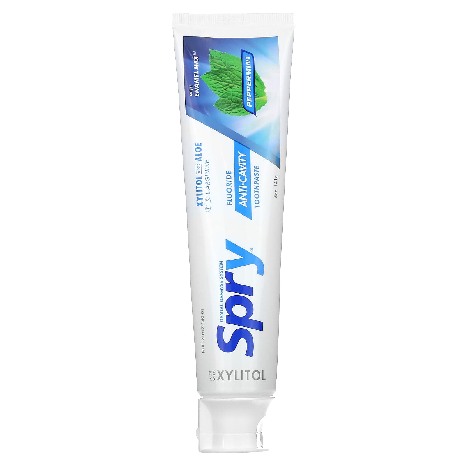 Xlear Spry зубная паста с фтором против кариеса перечная мята 141 г 5 унций 1790₽