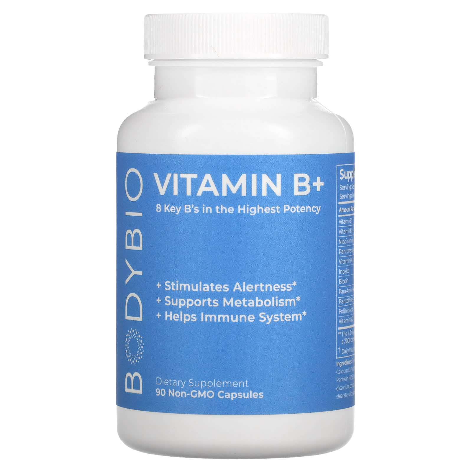 BodyBio Vitamin B 90 Non-GMO Capsules 6890₽