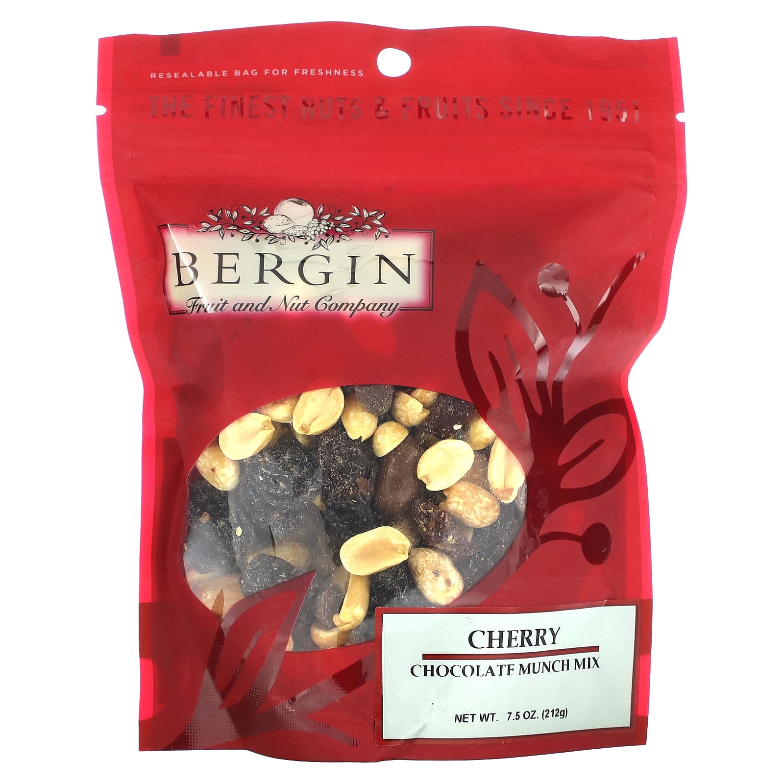 Bergin Fruit and Nut Company Chocolate Munch Mix вишня 212 г 75 унции 1690₽