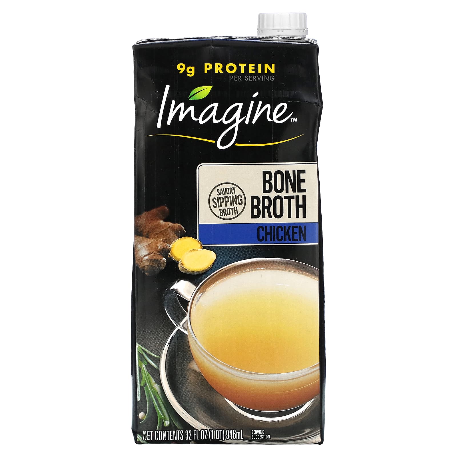 Imagine Soups бульон из куриных костей 946 мл 32 жидк унции 1790₽