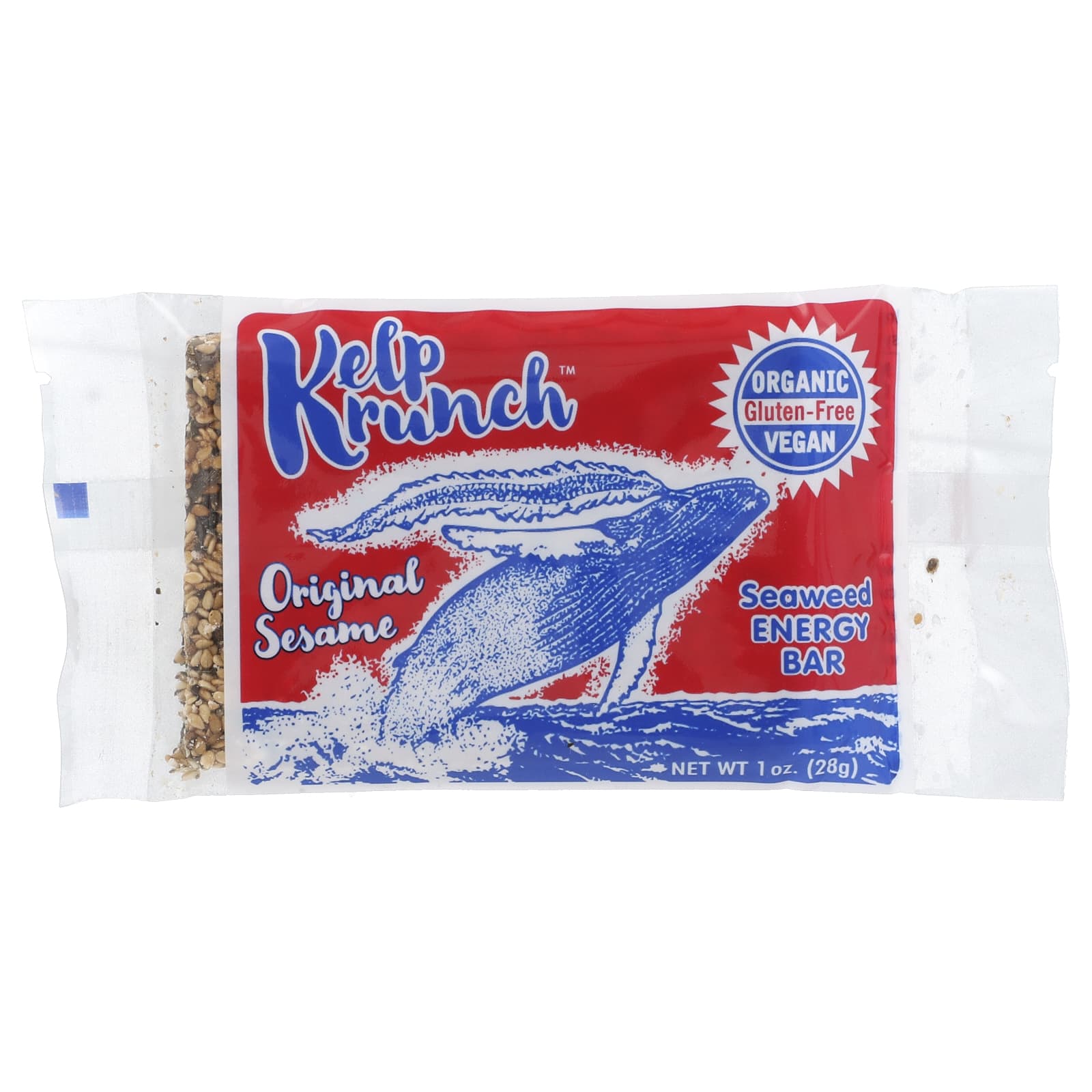 Maine Coast Sea Vegetables Kelp Crunch энергетический батончик с морскими водорослями оригинальный кунжут 28 г 1 унция 1390₽