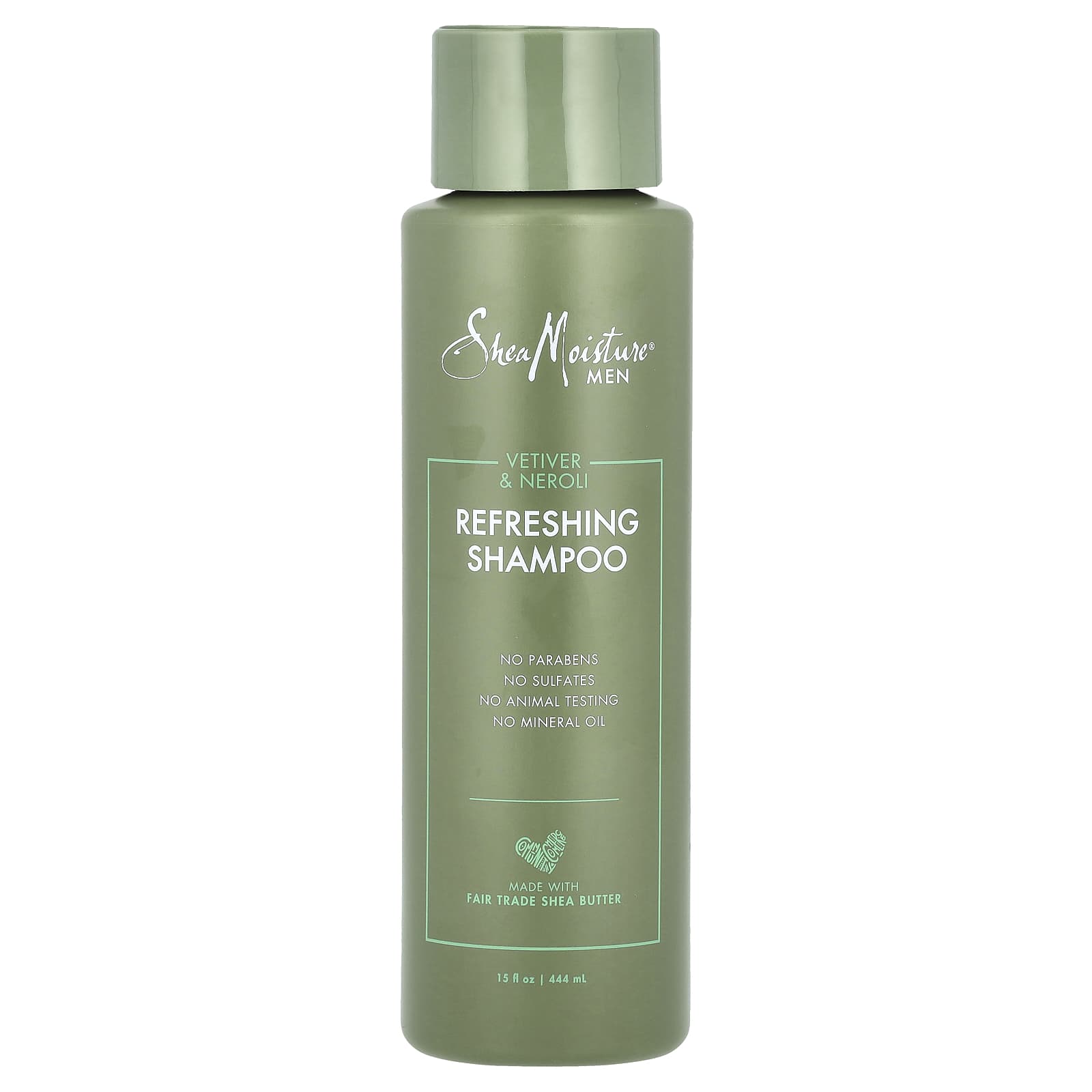 SheaMoisture Для мужчин освежающий шампунь ветивер и нероли 444 мл 15 жидк Унций 1790₽