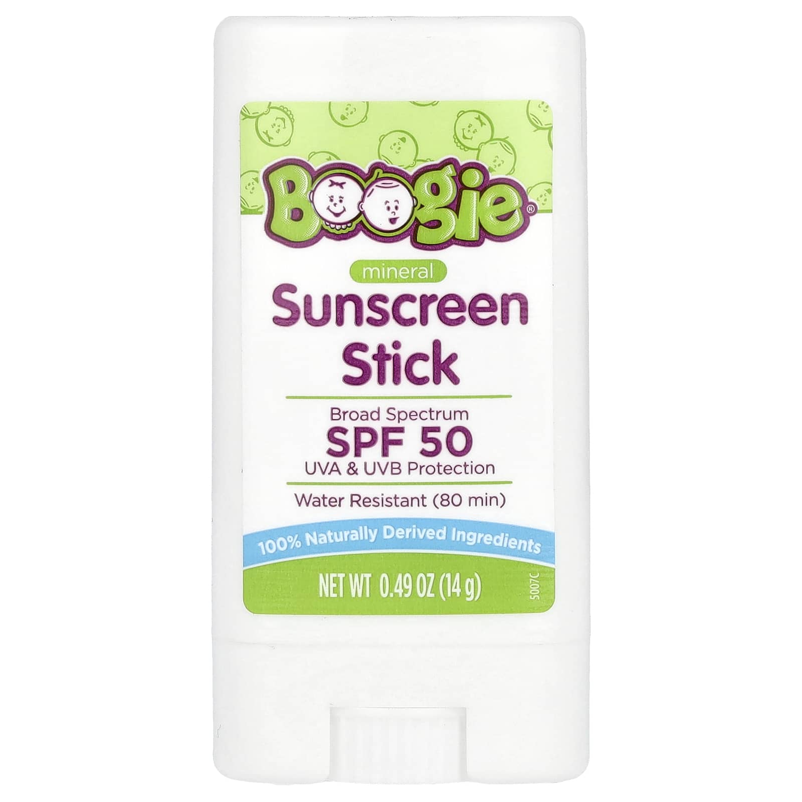 Boogie Wipes Mineral Sunscreen Stick SPF 50 049 oz 14 g 1890₽