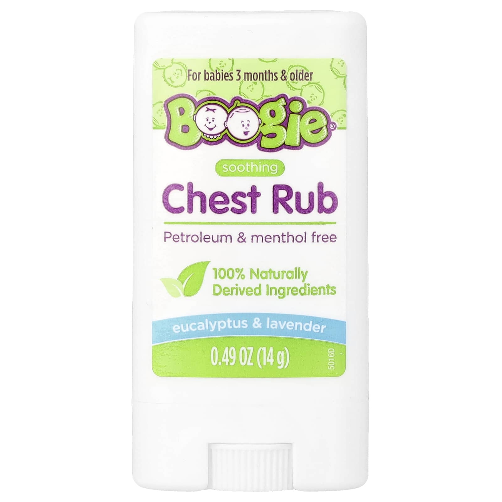 Boogie Wipes Soothing Chest Rub For Babies 3 Months - Older Eucalyptus - Lavender 049 oz 14 g 1890₽