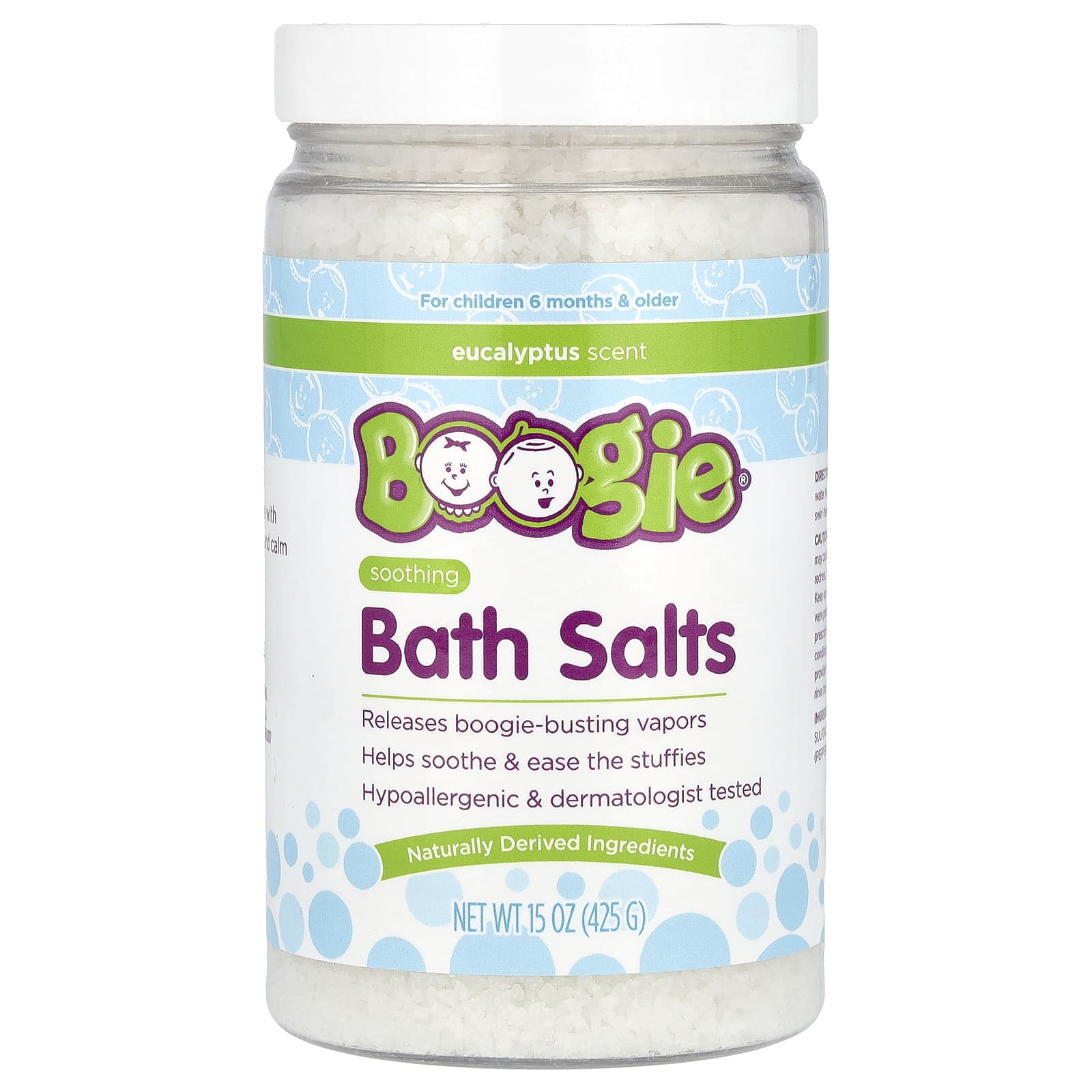 Boogie Wipes Soothing Bath Salts Eucalyptus 15 oz 425 g 2090₽