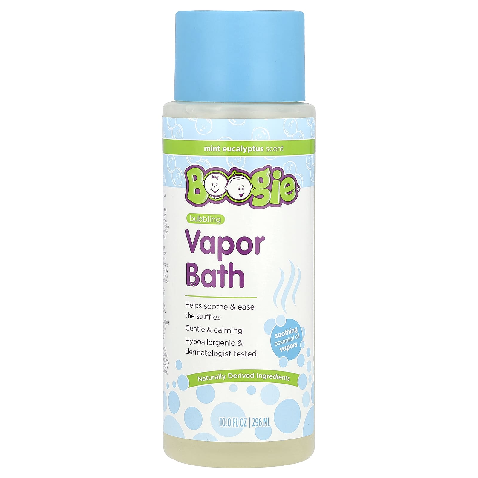 Boogie Wipes Bubbling Vapor Bath Mint Eucalyptus 10 fl oz 296 ml 2190₽