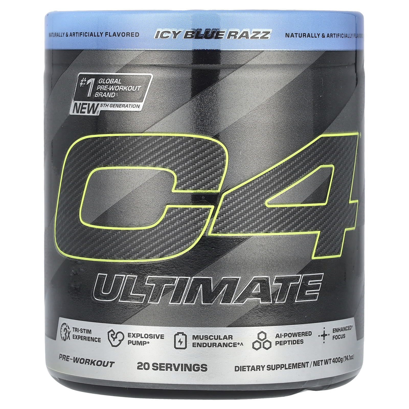 Cellucor C4 Ultimate Pre-Workout ледяная голубая роза 400 г 141 унции 9390₽