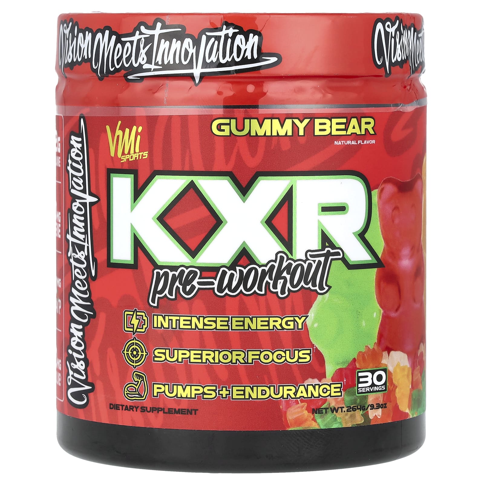 VMI Sports KXR Pre-Workout Gummy Bear 93 oz 264 g 4690₽