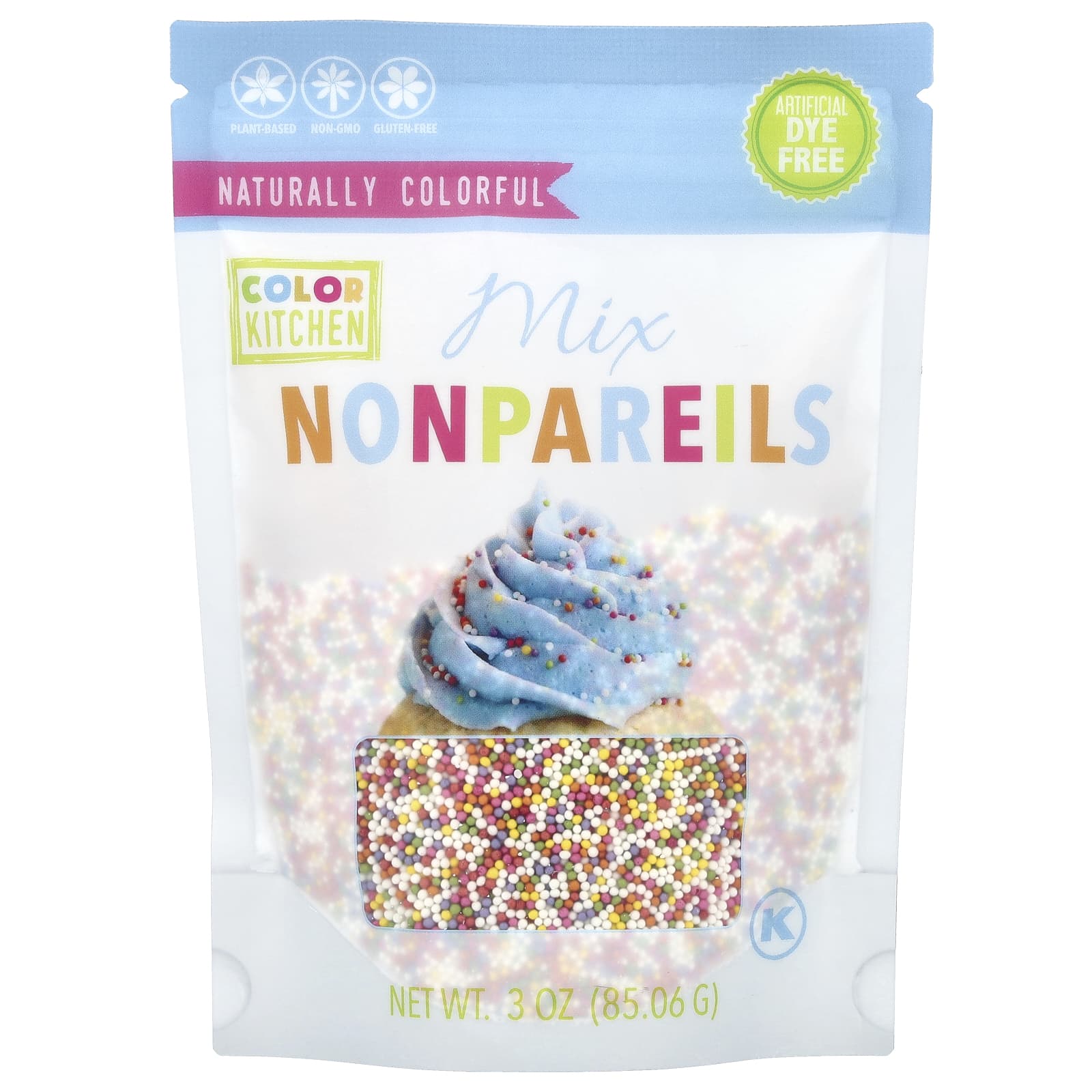 ColorKitchen Натуральные разноцветные посыпки Nonpareils 8506 г 3 унции 1690₽