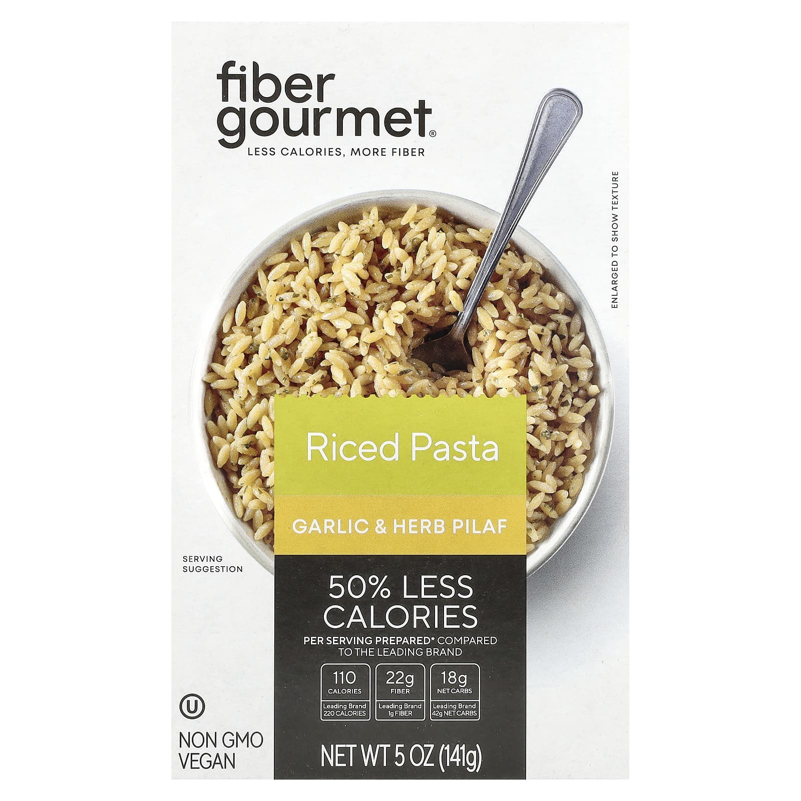Fiber Gourmet Паста с рисом плов с чесноком и травами 141 г 5 унций 1690₽