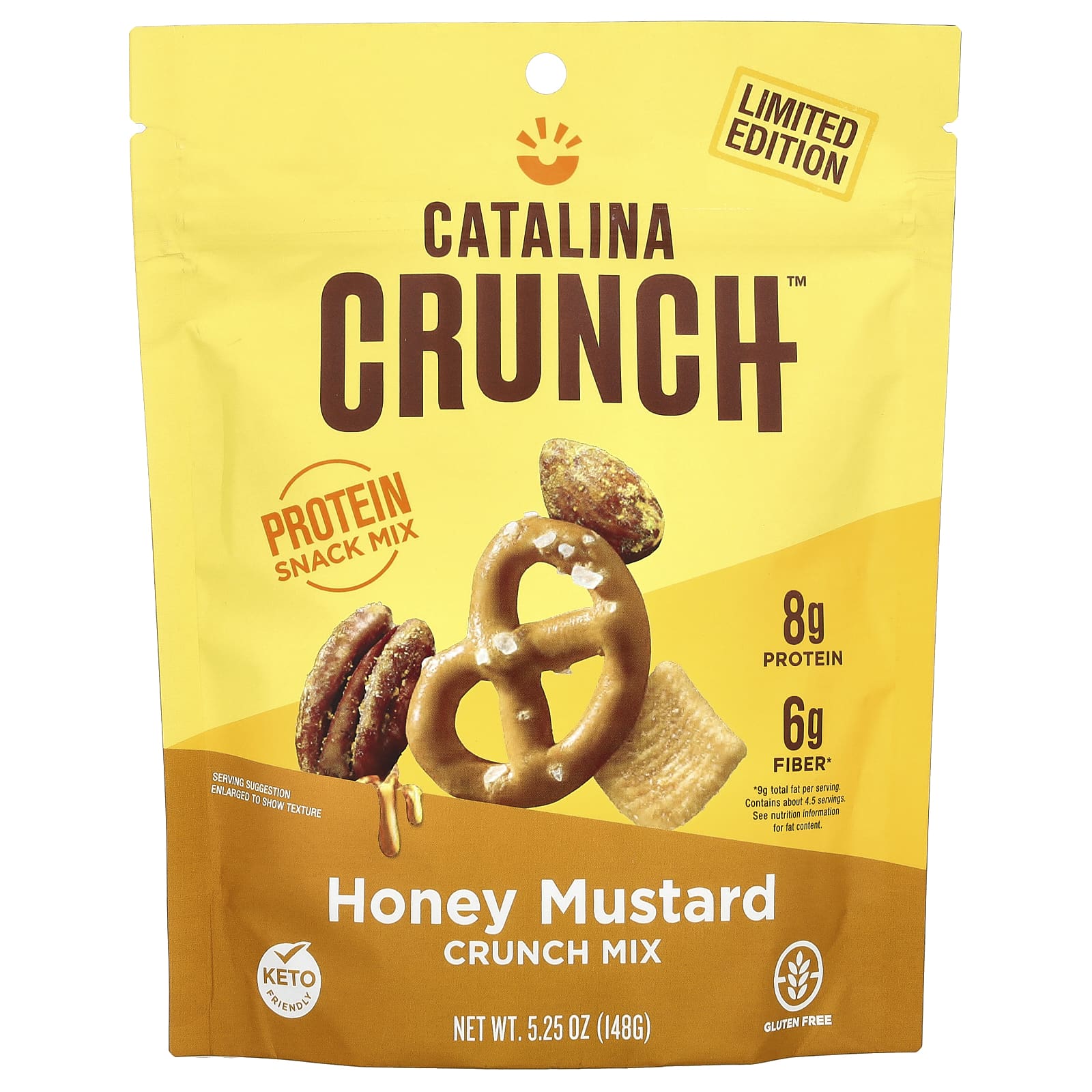 Catalina Crunch Crunch Mix медовая и горчица 148 г 525 унции 1690₽