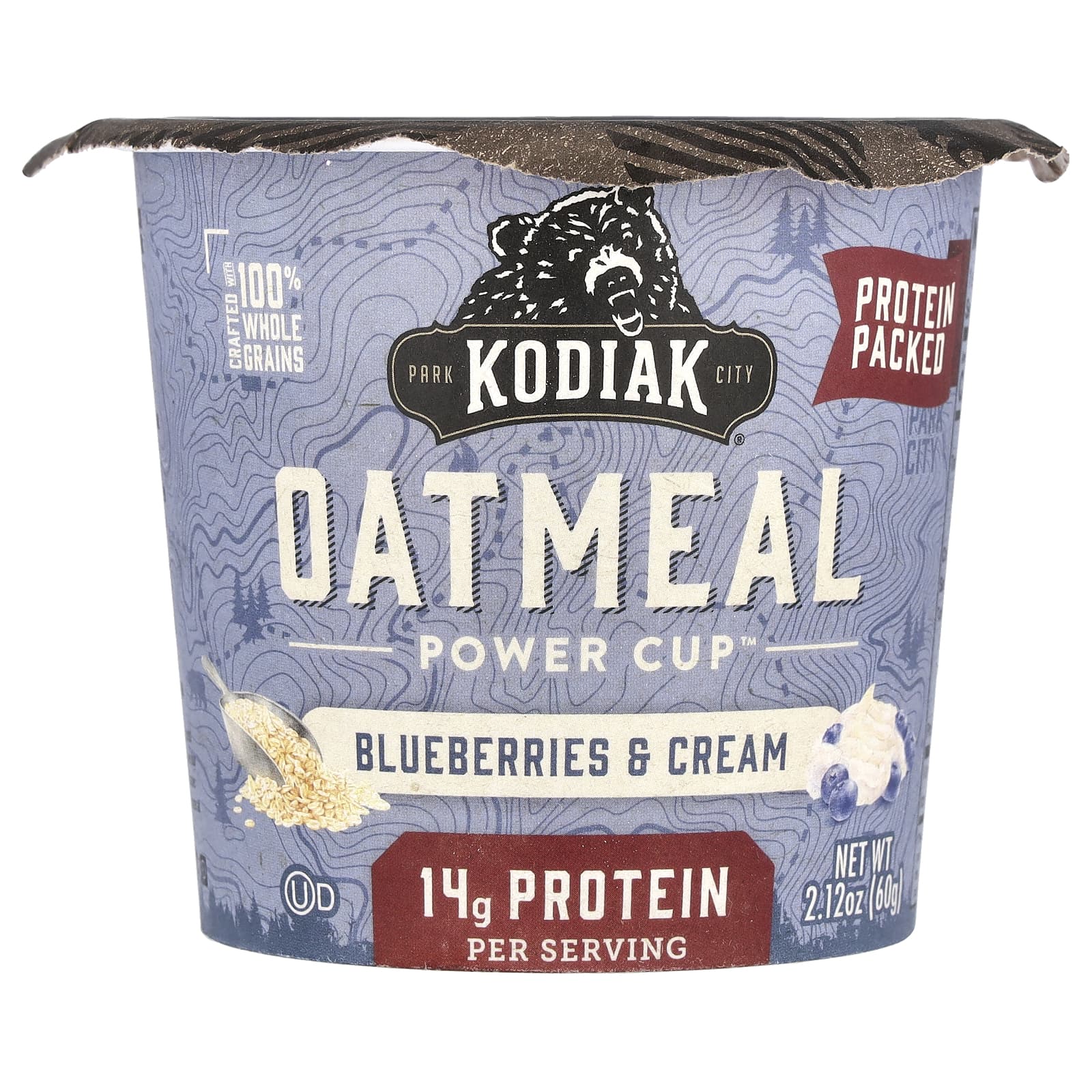 Kodiak Cakes Oatmeal Power Cup Blueberries - Cream 212 oz 60 g 1490₽