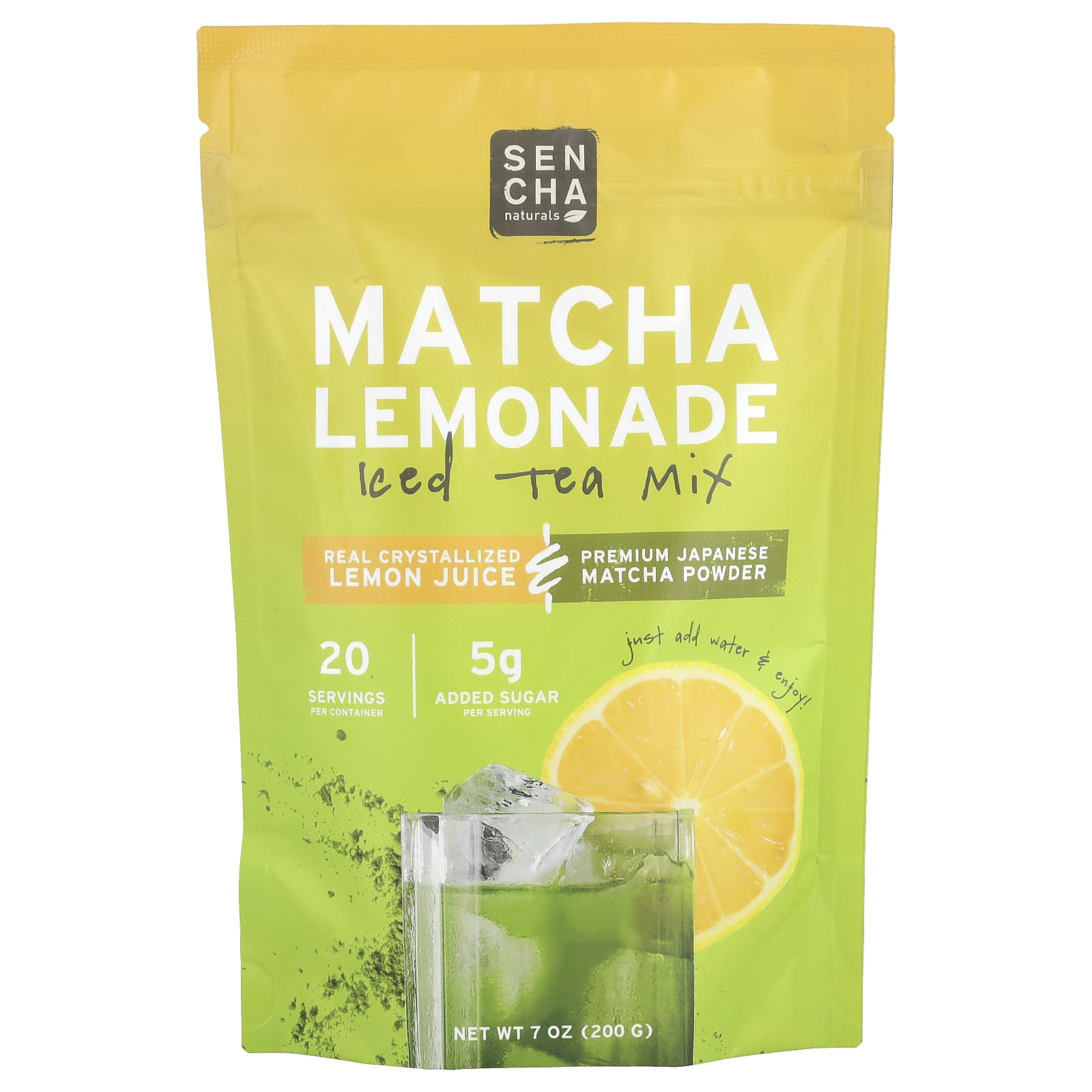 Sencha Naturals Matcha Lemonade Iced Tea Mix 7 oz 200 g 1990₽