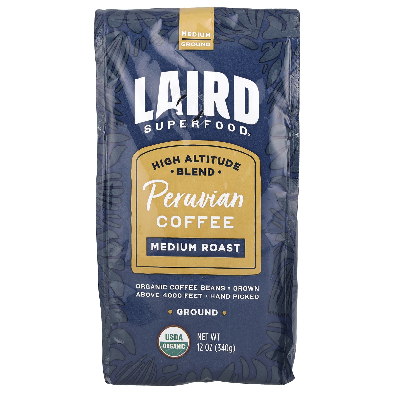 Laird Superfood Перуанский кофе молотый средней обжарки 340 г 12 унций 2990₽
