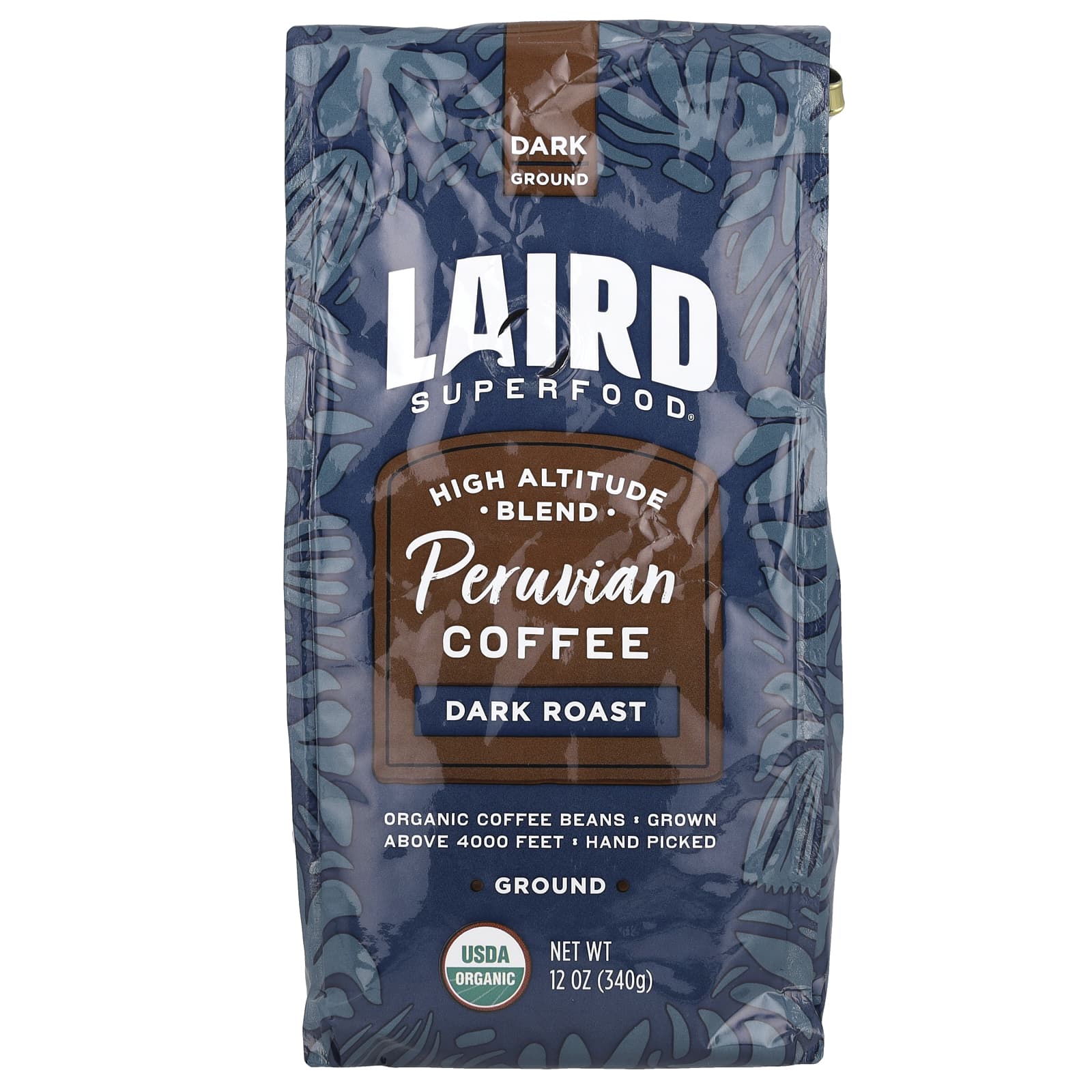 Laird Superfood Перуанский кофе молотый темный 340 г 12 унций 2990₽