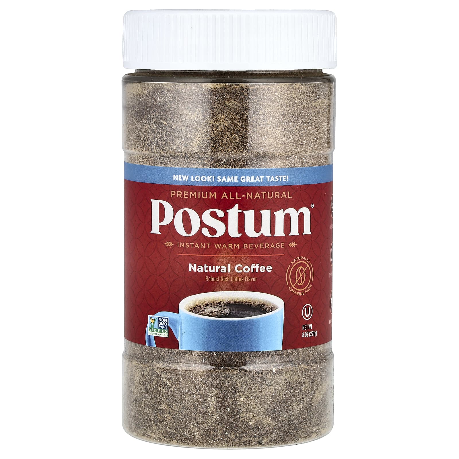 Postum Теплый напиток быстрого приготовления натуральный кофе без кофеина 227 г 8 унций 2390₽