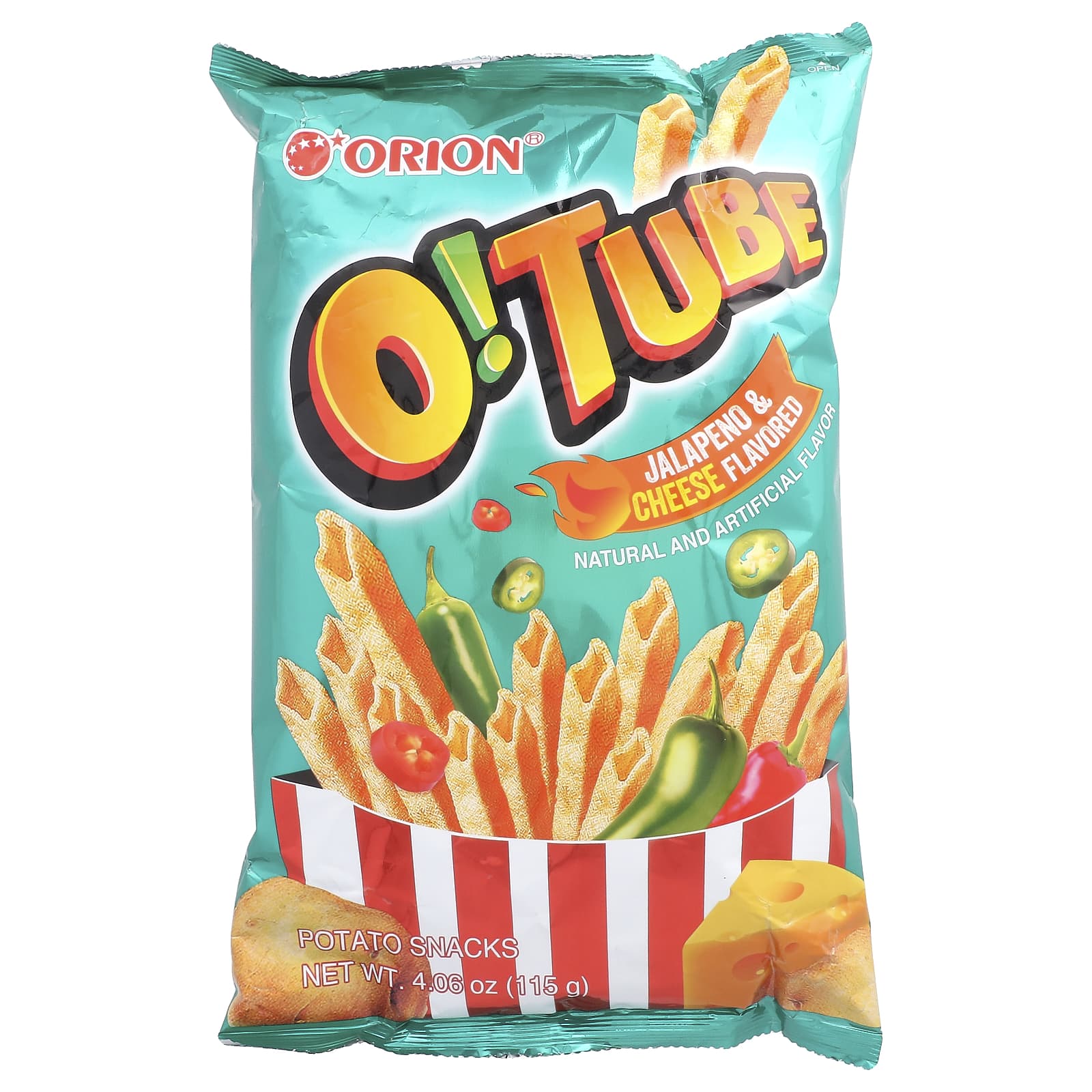 Orion О Трубка картофельные закуски халапеньо и сыр 115 г 406 унции 1690₽