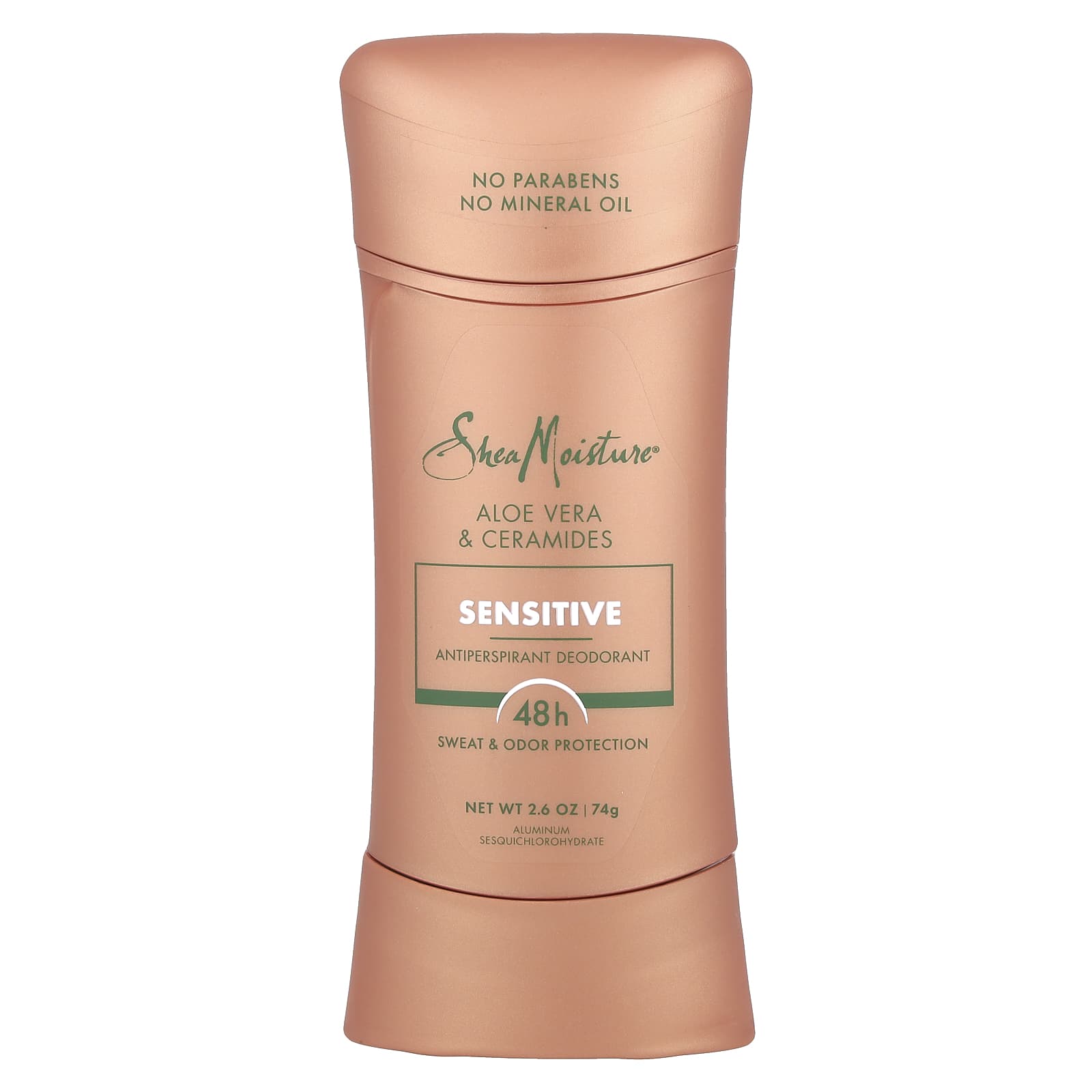 SheaMoisture Дезодорант-антиперспирант Sensitive алоэ вера и керамиды 74 г 26 унции 1990₽