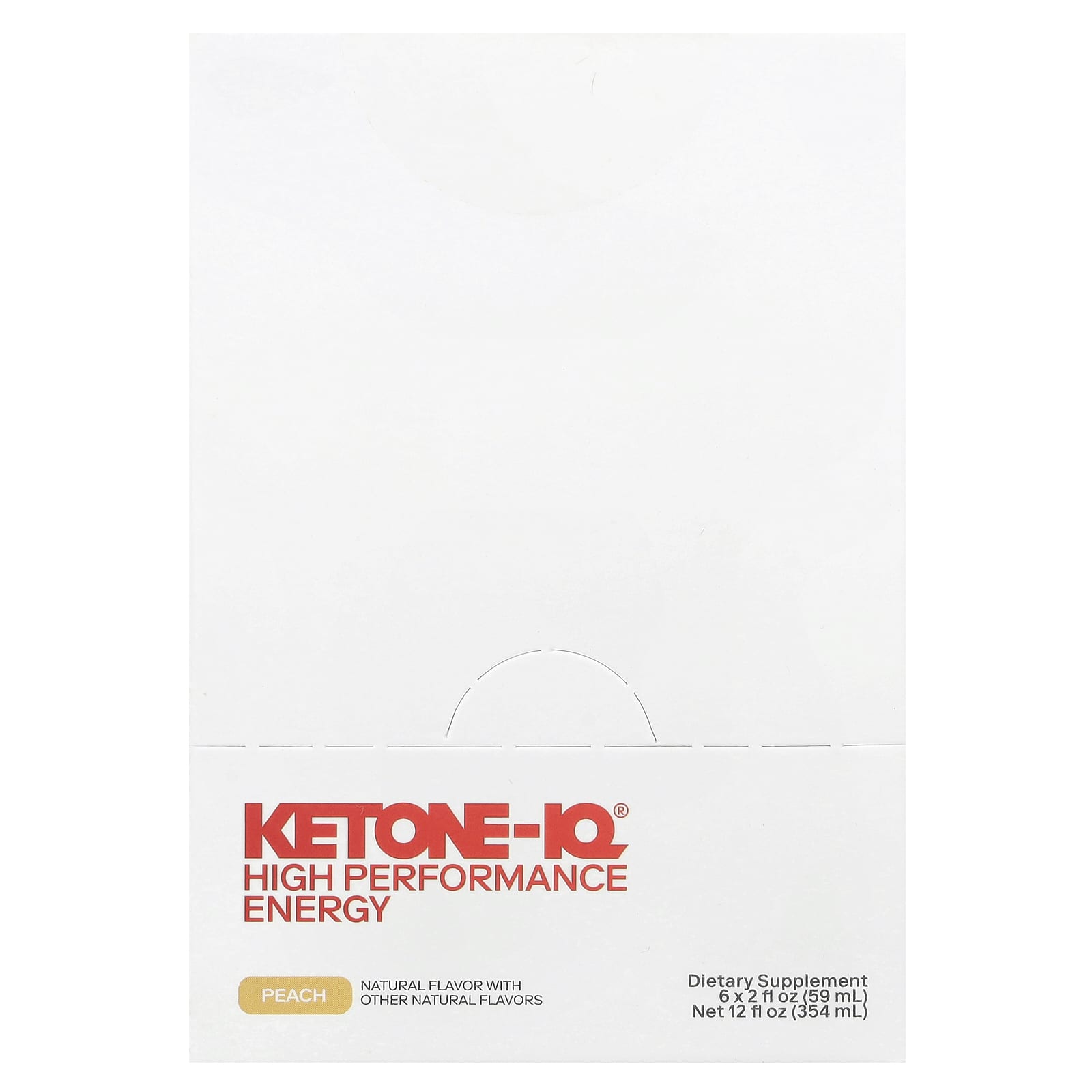 Ketone-IQ High Performance Energy персик 6 пакетиков по 59 мл 2 жидк Унции 5690₽