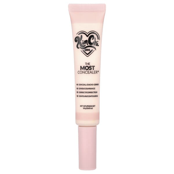 KimChi Chic Beauty, The Most Concealer®, 02 персикового цвета, 18 г (0,63 унции)