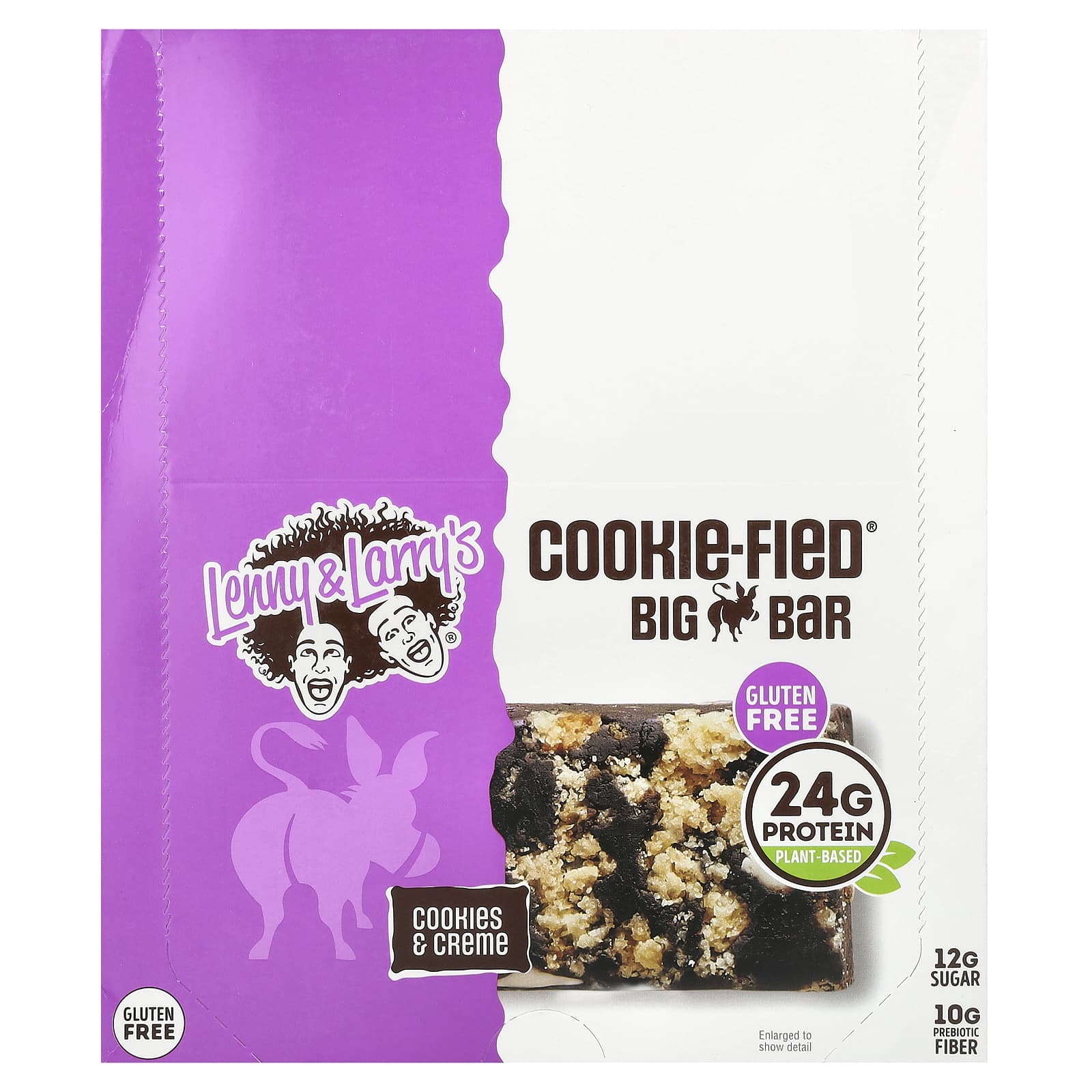 Lenny - Larrys Cookie-Fied Big Bar печенье и крем 12 батончиков 90 г 317 унции 6790₽