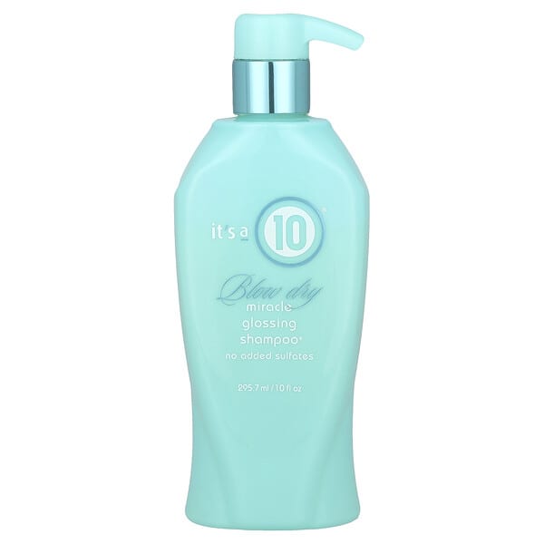 It's a 10, Сушка феном, Miracle Glossing Shampoo®, 295,7 мл (10 жидк. Унций)