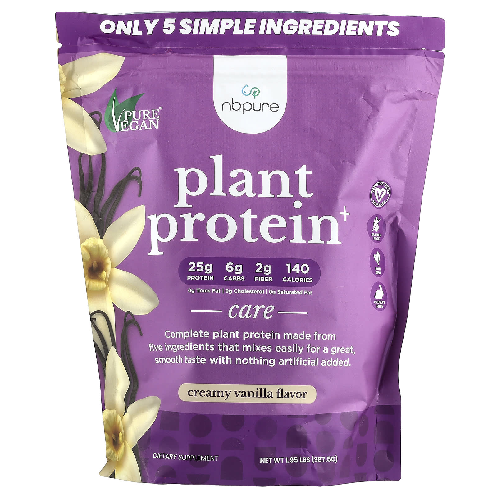 NB Pure Plant Protein кремовая ваниль 8875 г 195 фунта 10490₽