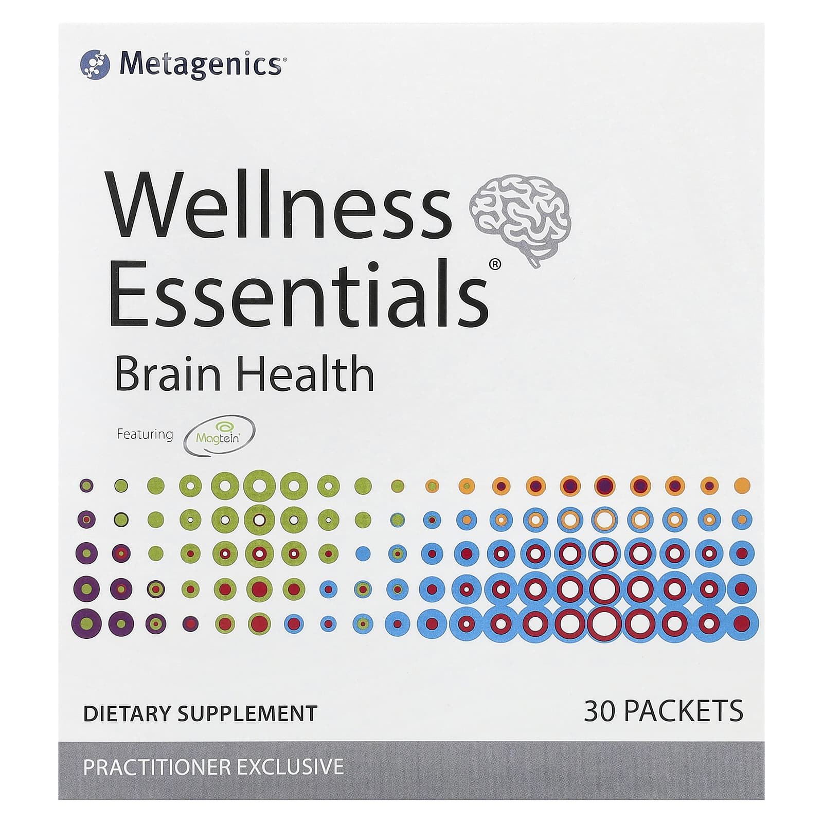 Metagenics Wellness Essentials здоровье мозга 30 пакетиков 22590₽