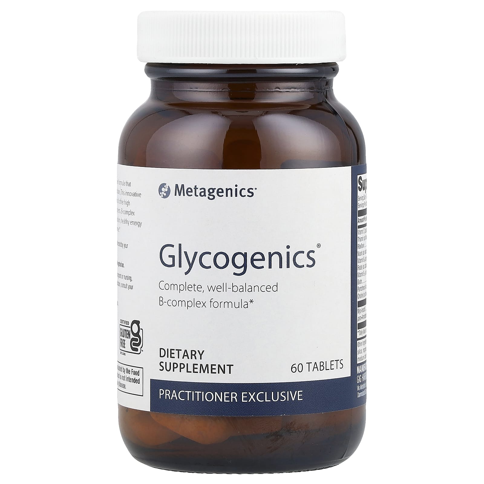 Metagenics Glycogenics 60 таблеток 5990₽