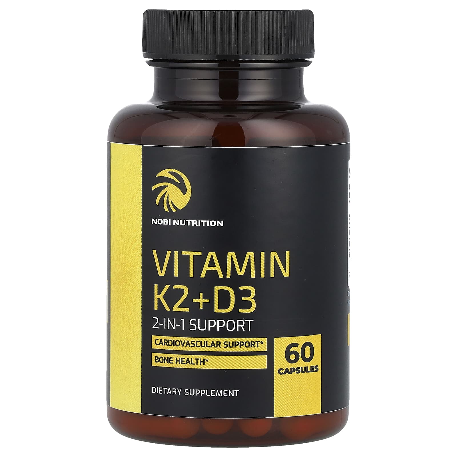 Nobi Nutrition Витамин K2 D3 60 капсул 3590₽