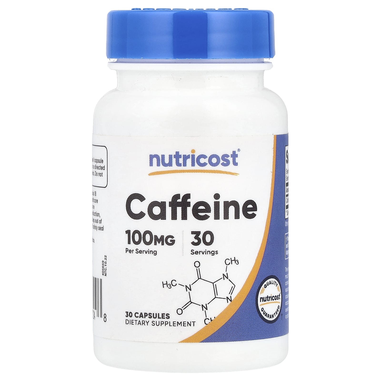 Nutricost Кофеин 100 мг 30 капсул 1790₽