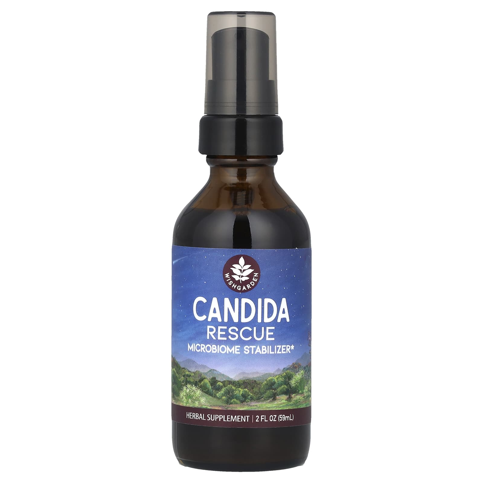 WishGarden Herbs Candida Rescue стабилизатор микробиома 59 мл 2 жидк Унции 3790₽