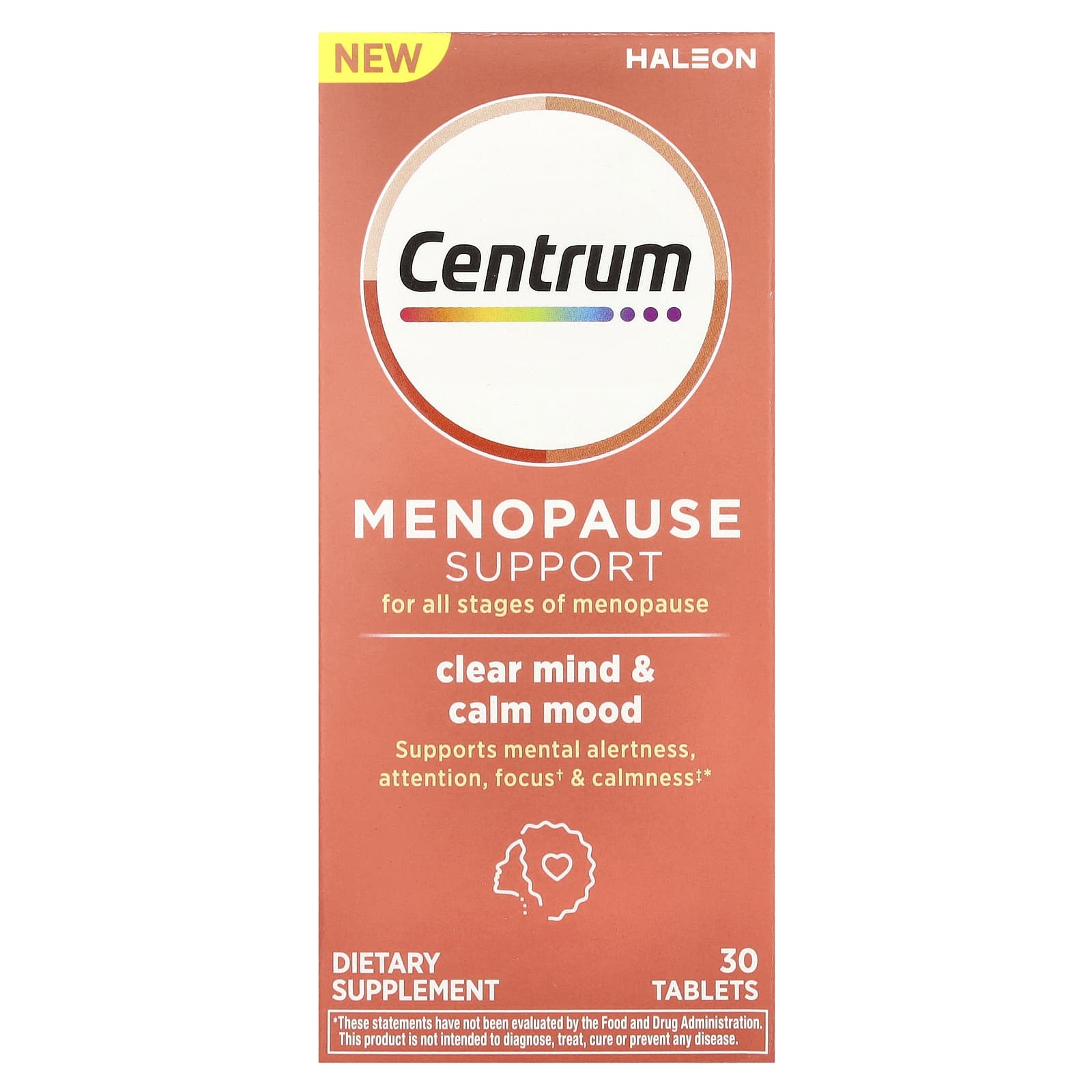 Centrum Menopause Support ясность ума и спокойное настроение 30 таблеток 2990₽