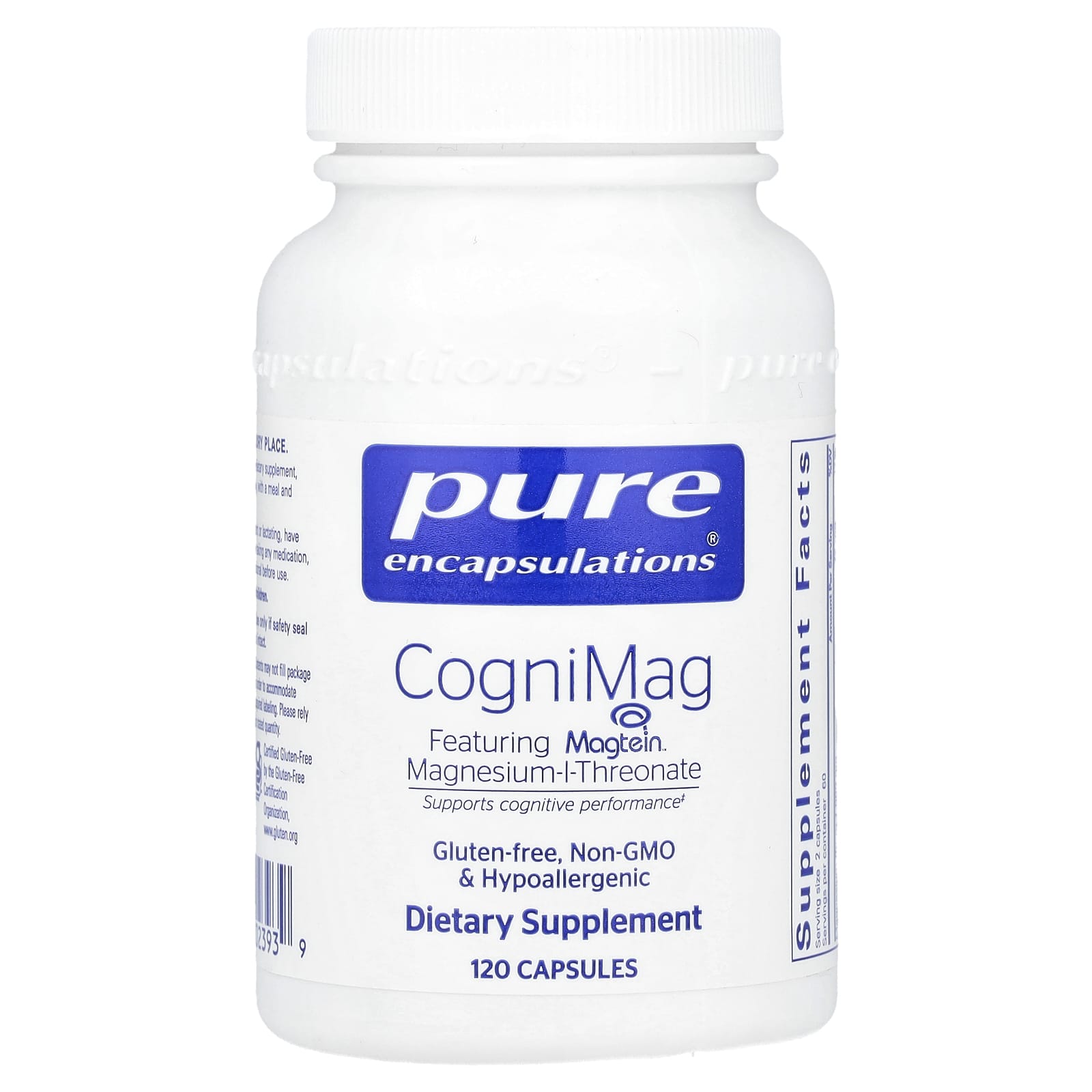 Pure Encapsulations CogniMag 120 капсул 16190₽
