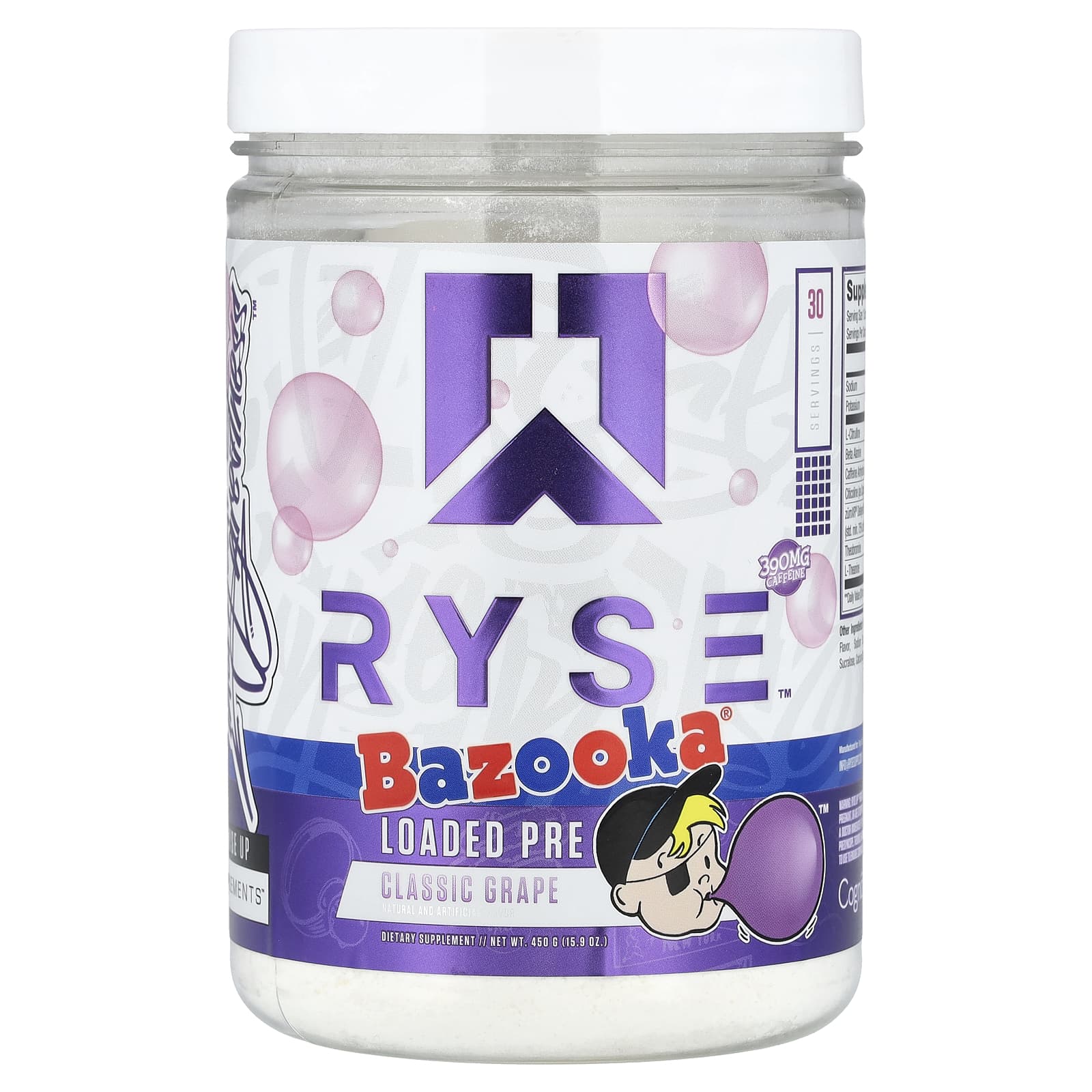 RYSE Loaded Pre Bazooka Classic Grape 450 г 159 унции 7590₽
