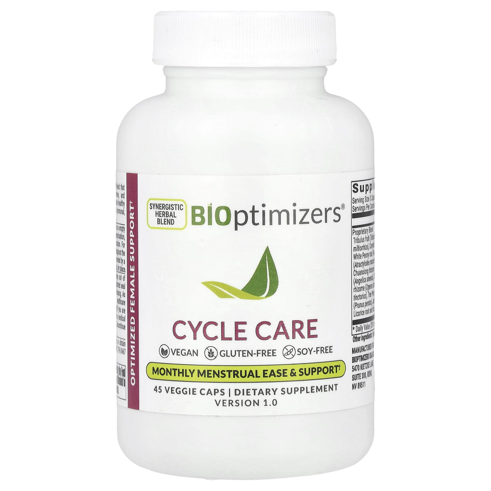 BiOptimizers Cycle Care 45 растительных капсул 3990₽