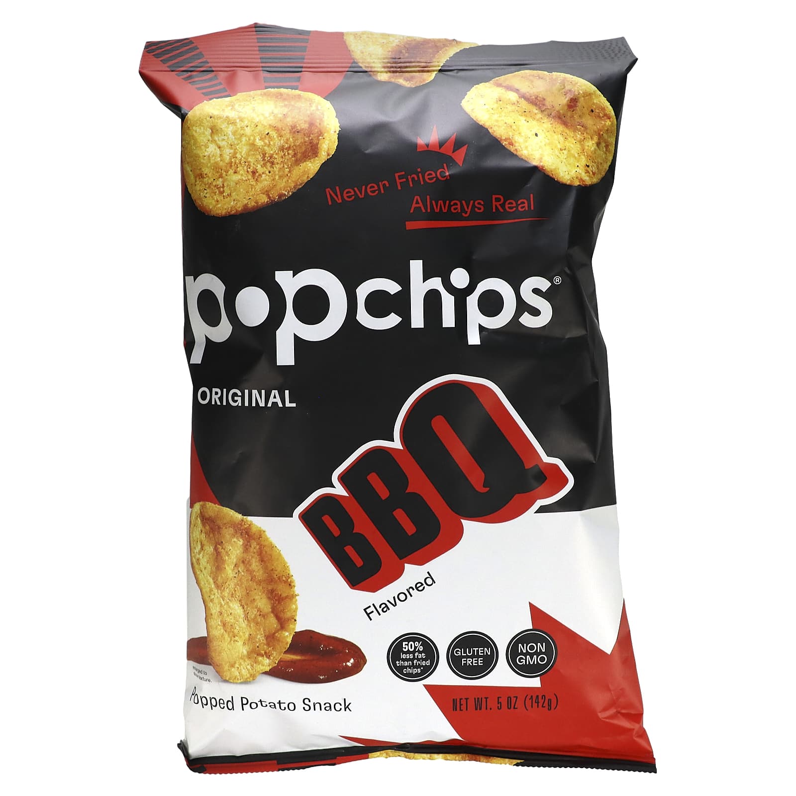 Popchips оригинальный вкус барбекю 142 г 5 унций 1490₽