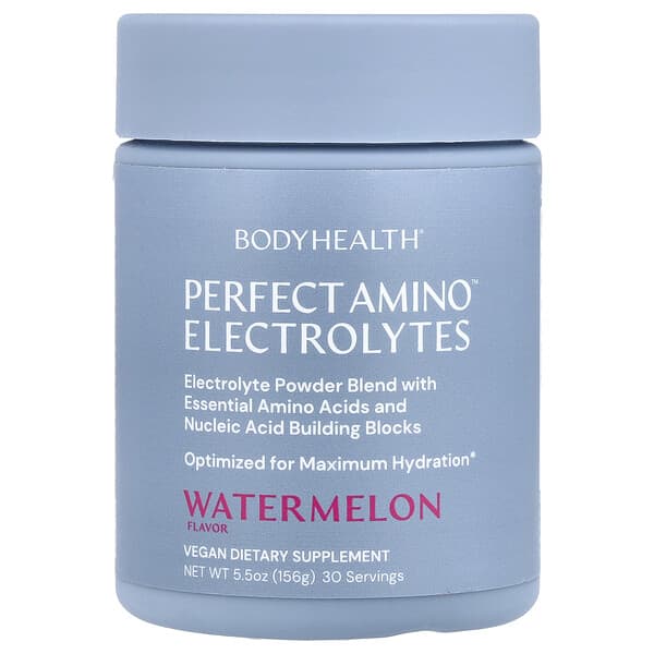 BodyHealth, Perfect Amino ™, электролиты, арбуз, 156 г (5,5 унции)