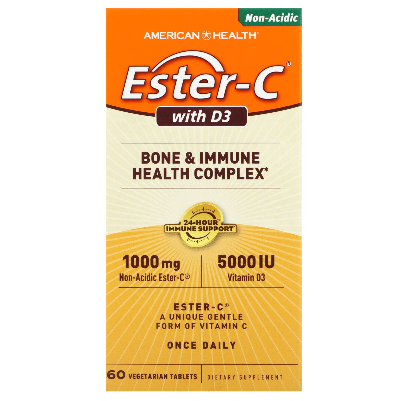 American Health Ester-C с D3 60 вегетарианских таблеток 2590₽