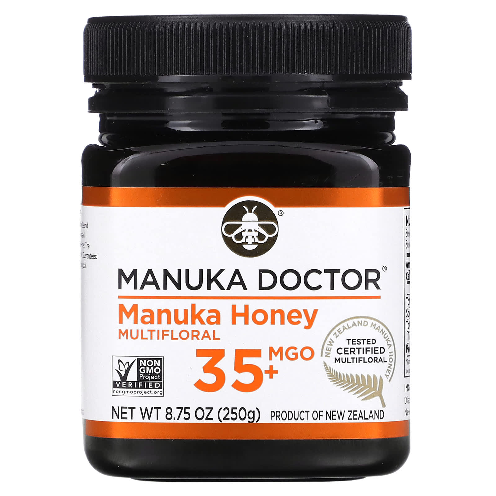 Manuka Doctor, мед манука из разнотравья, MGO 35+, 250 г (8,75 унции)