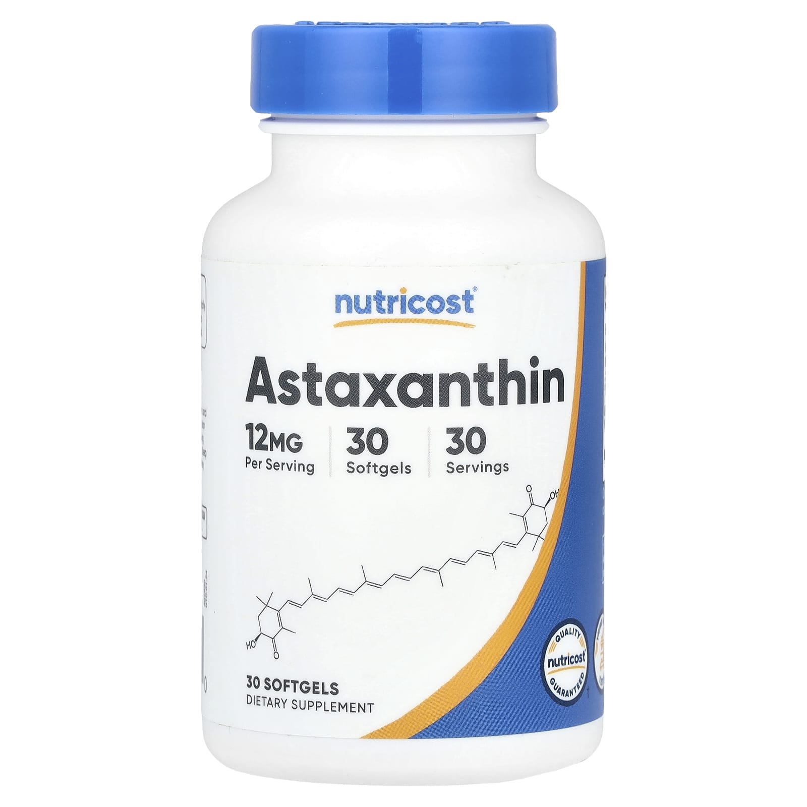 Nutricost Astaxanthin 12 mg 30 Softgels 2690₽
