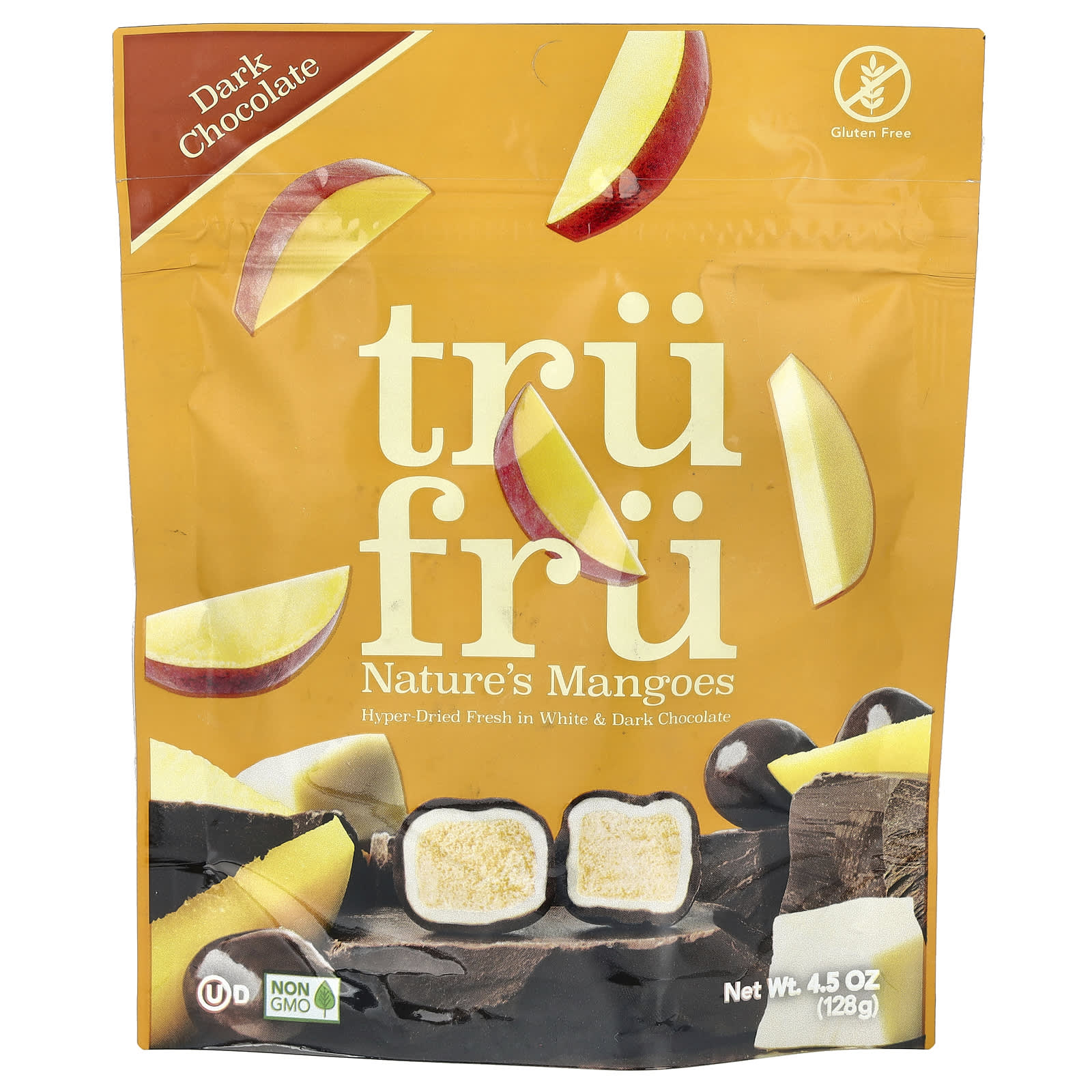Tru Fru Natures Mango темный шоколад 128 г 45 унции 1690₽