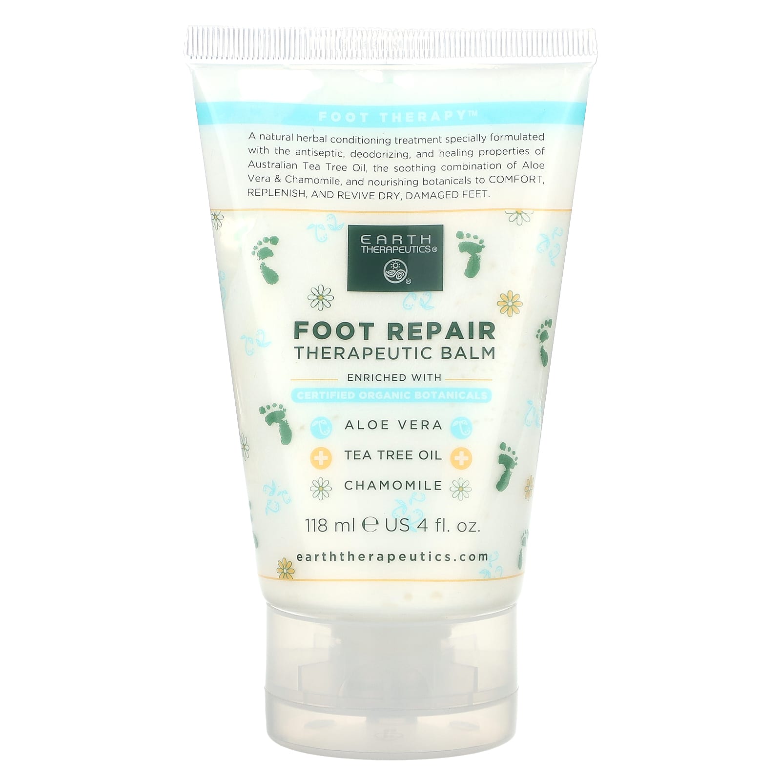 Earth Therapeutics Foot Repair лечебный бальзам 118 мл 4 жидк унц 2090₽