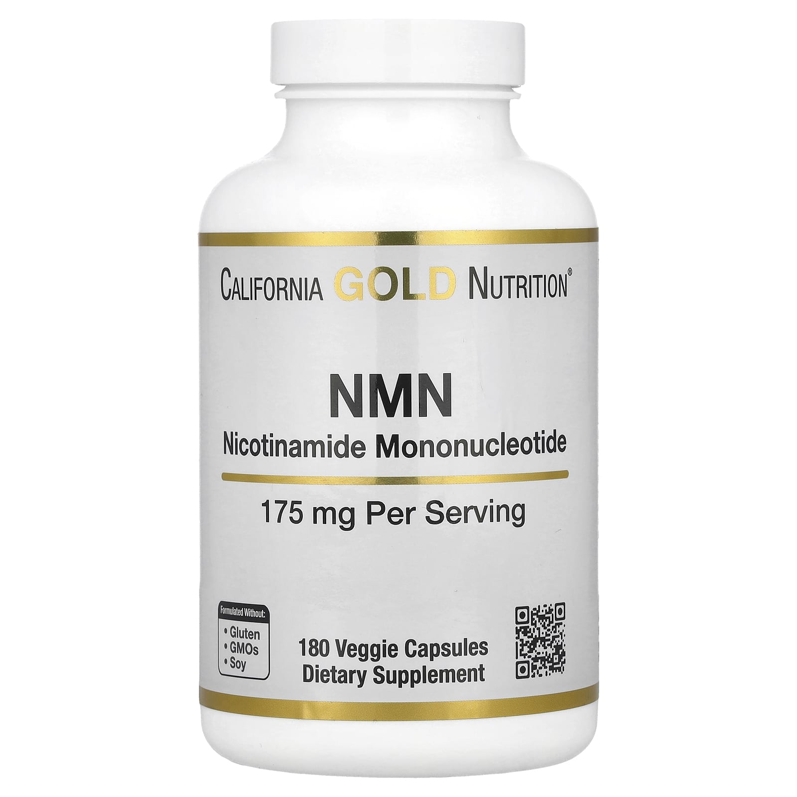 California Gold Nutrition NMN 175 мг 180 растительных капсул 5690₽