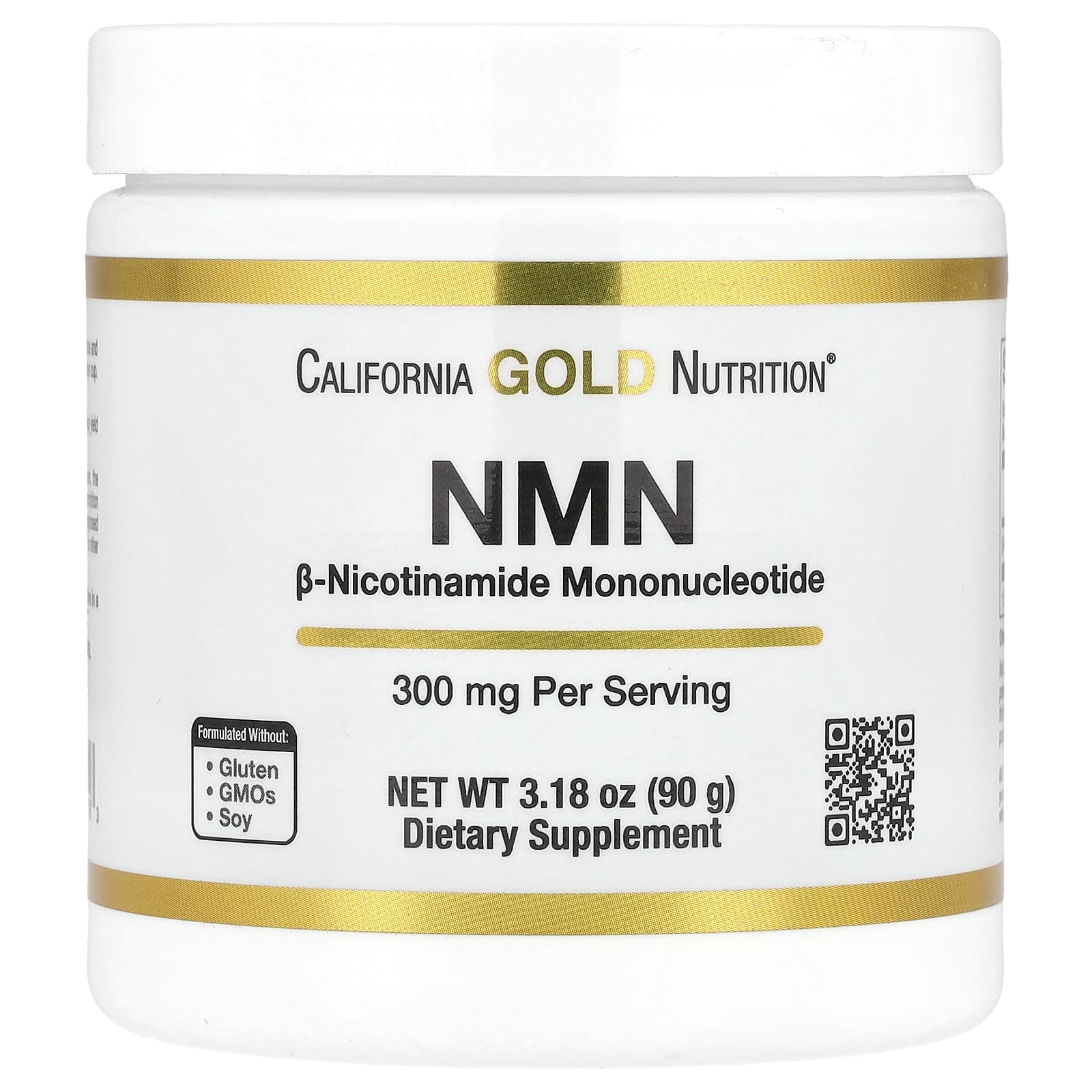 California Gold Nutrition NMN в порошке 300 мг 90 г 32 унции 9590₽