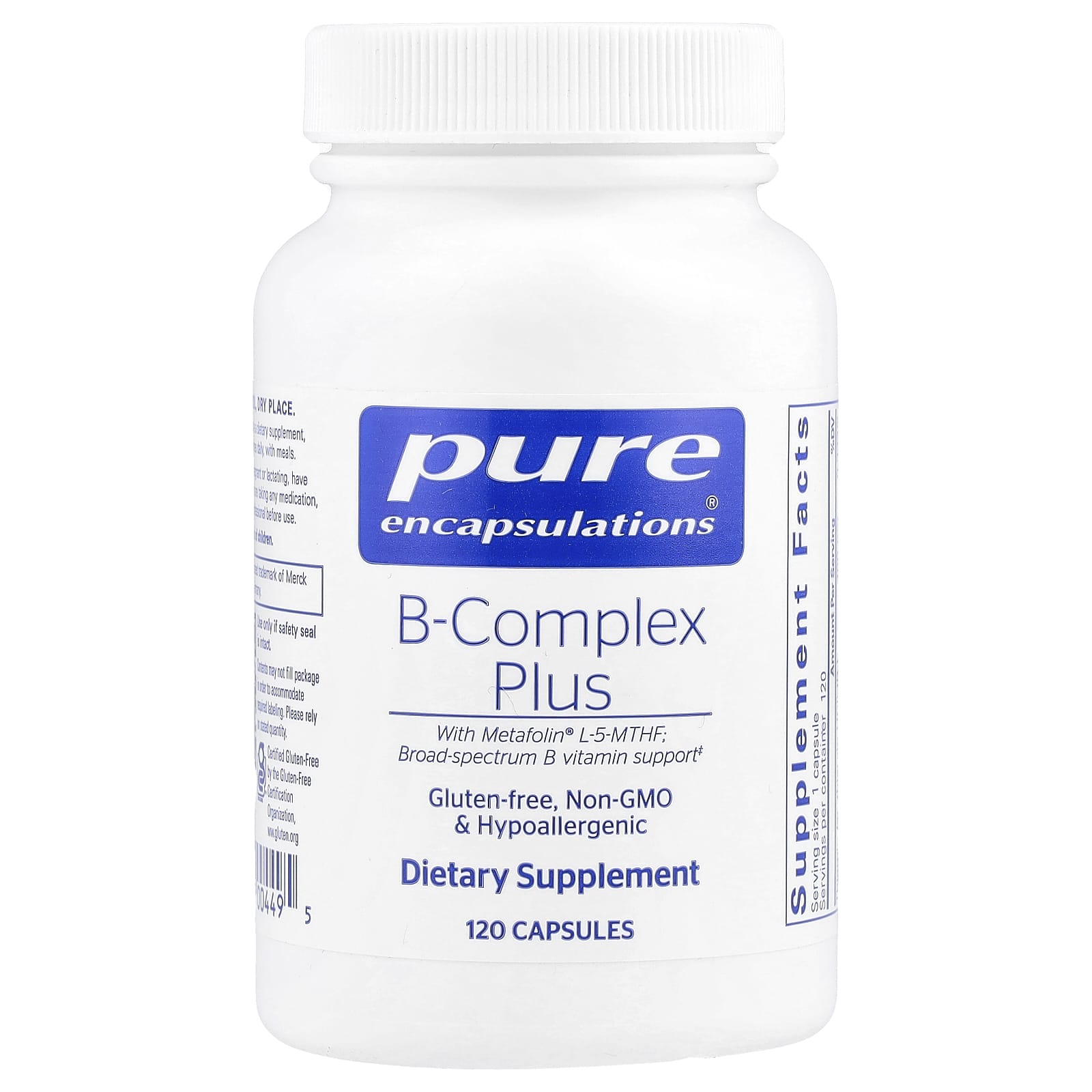Pure Encapsulations B-Complex Plus 120 капсул 7990₽