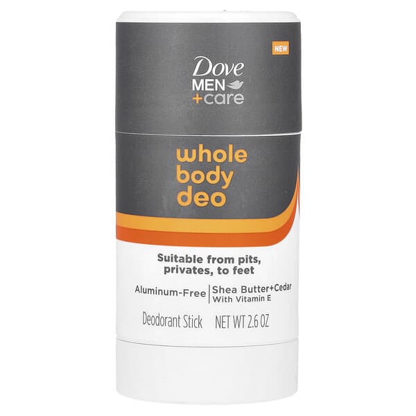 Dove, Men + Care, дезодорант для всего тела, масло ши и кедр с витамином E, 2,6 унции